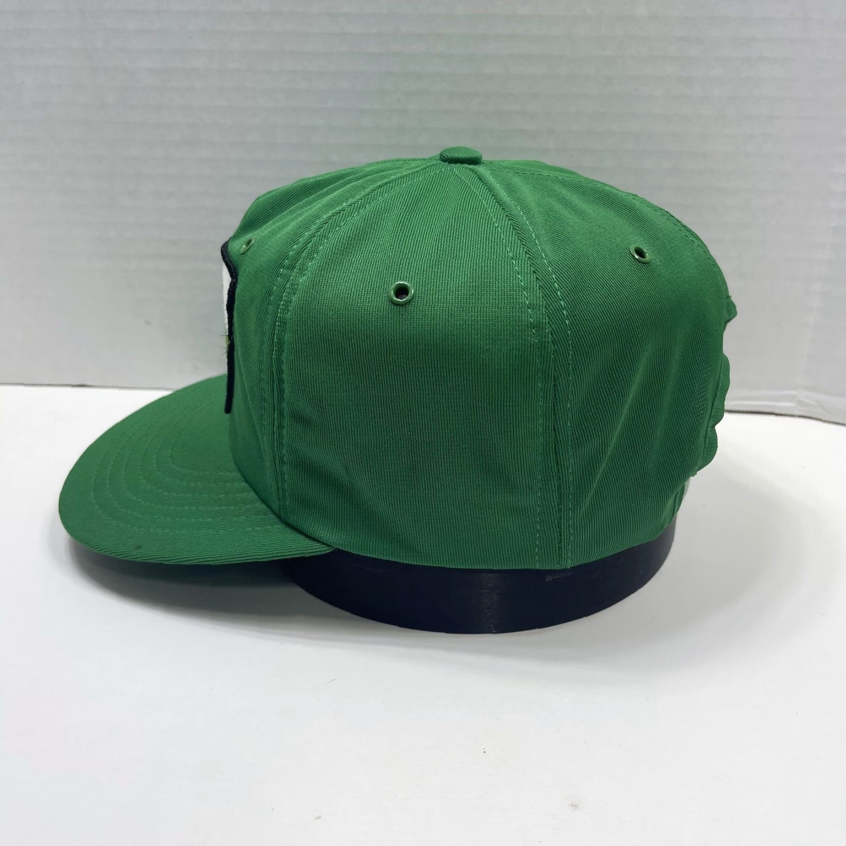 Vintage VINTAGE Gates Green Stripe Hat Cap Snap Back Green Patch Advertising Mens 80s Size ONE SIZE - 3 Thumbnail