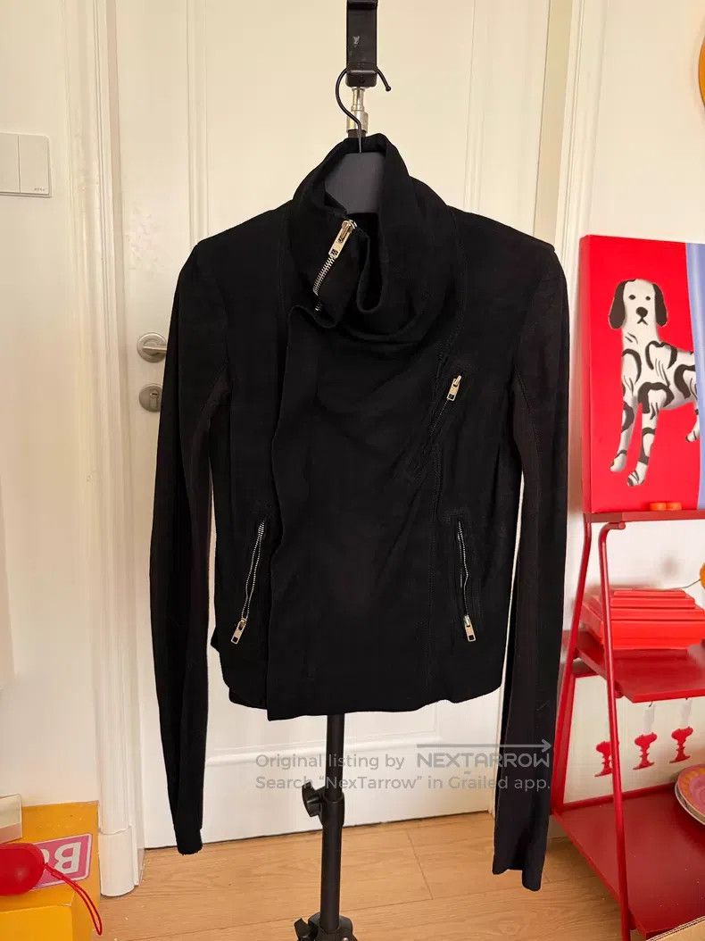 Rick Owens Rick Owens Suede lapel jacket Size US XXS / EU 40 - 6 Thumbnail