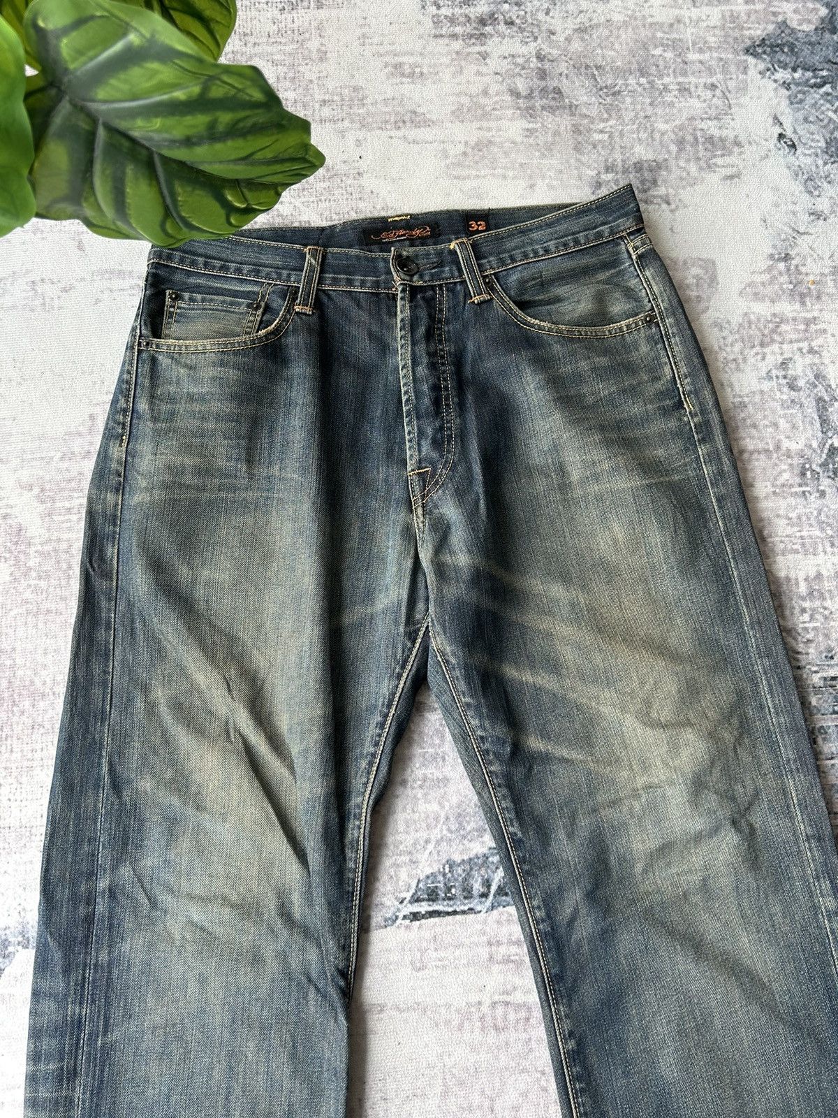 Ed Hardy Ed Hardy Big Spellout Denim Size US 34 / EU 50 - 7 Thumbnail