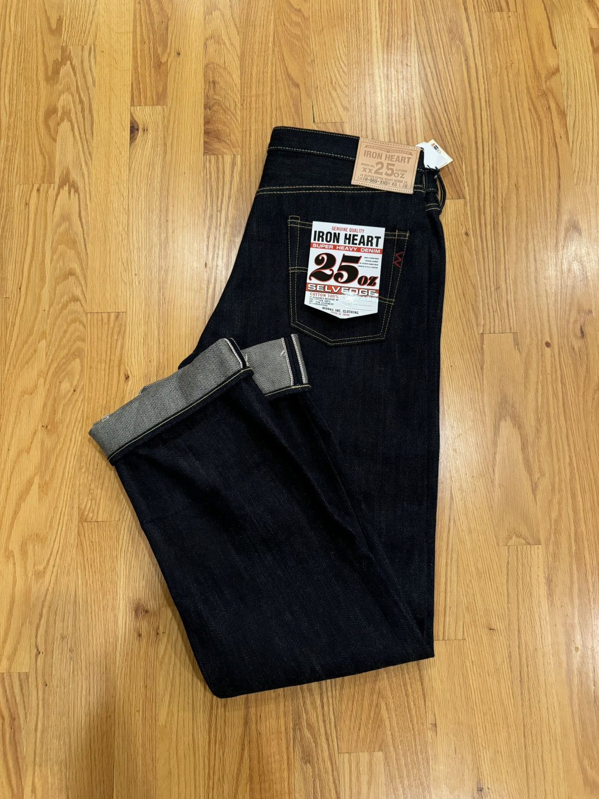 Ariat Jeans Mens 32x38 Blue Demin Work Wear Cotton Blend Low Rise Straight