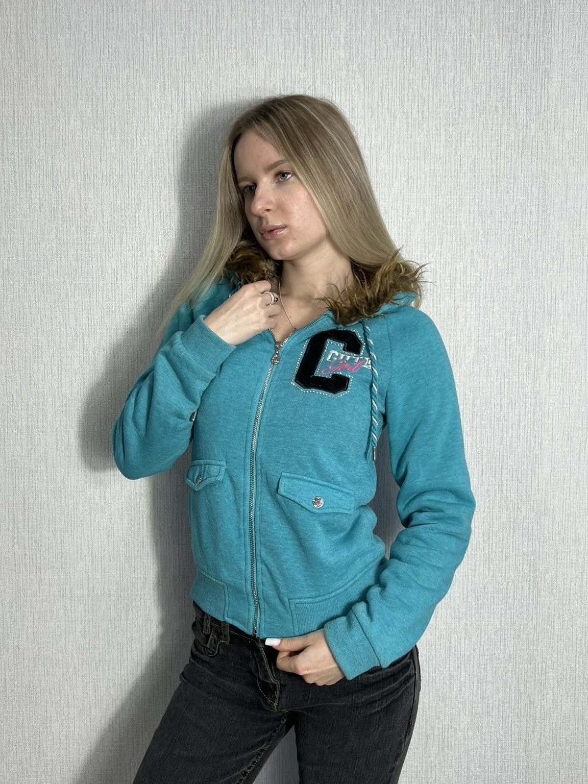 Hysteric Glamour Crazy Cute Y2k Hysteric Glamour Faux Fur Zip Hoodie LGB 00s Size S / US 4 / IT 40 - 1 Thumbnail