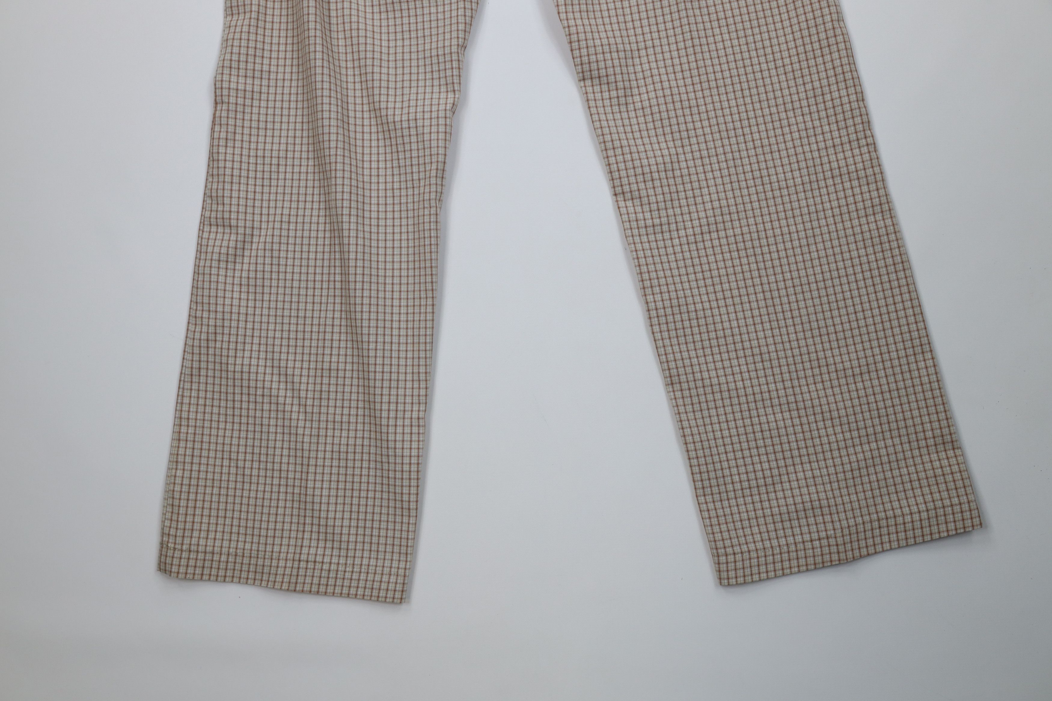 Vintage Vintage 60s 70s Streetwear Wide Leg Chino Pants Plaid USA Size US 34 / EU 50 - 13 Thumbnail