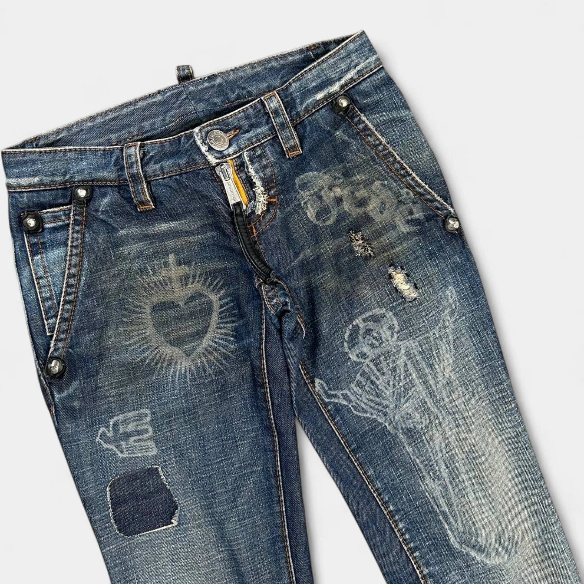 Dsquared2 Dsquared2 FW2005 Jesus Hope Denim Size US 32 / EU 48 - 2 Thumbnail