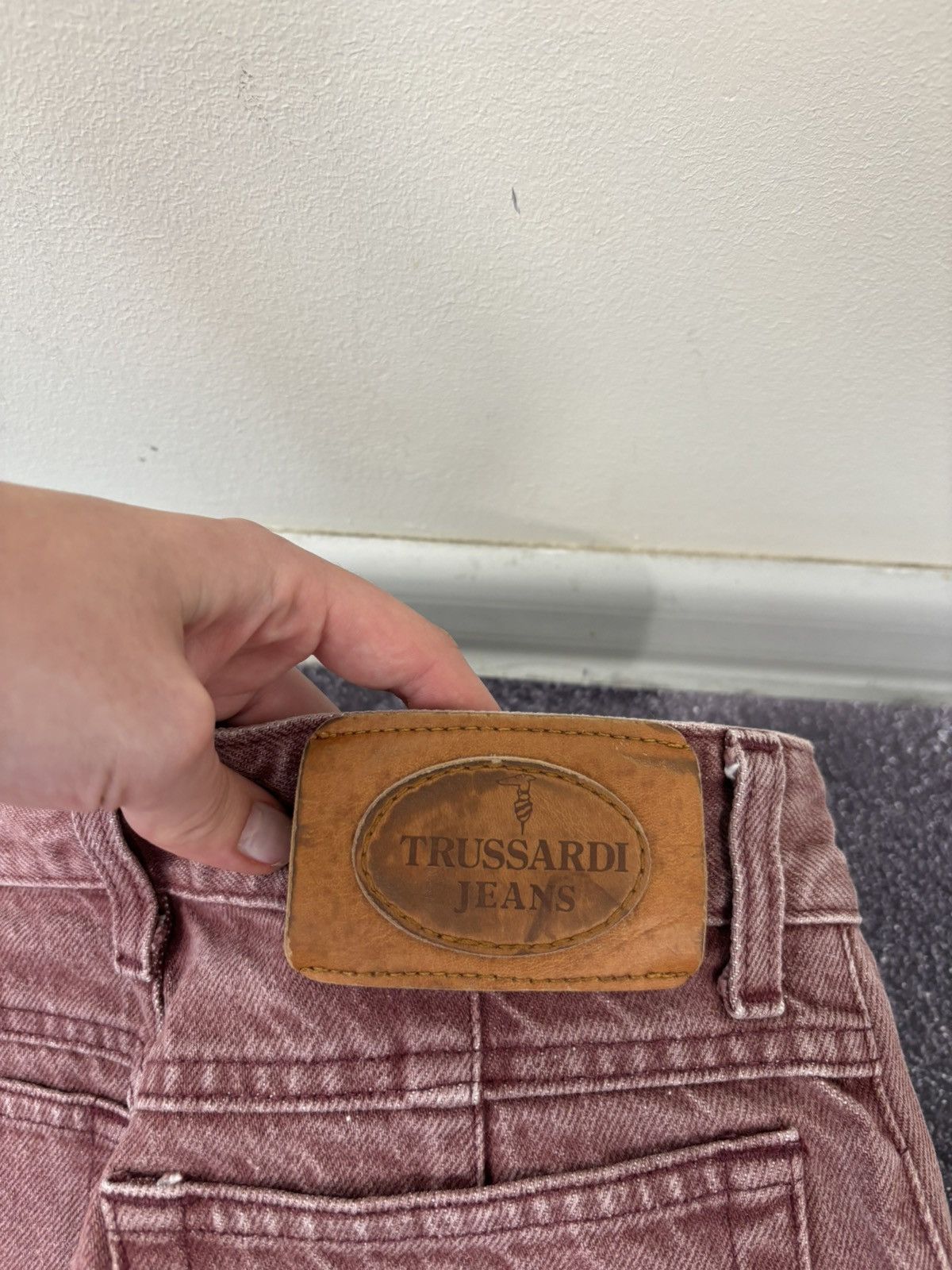 Trussardi Vintage Trussardi Women’s Italian Luxury Denim Tapered Jeans Size 30" / US 8 / IT 44 - 16 Thumbnail