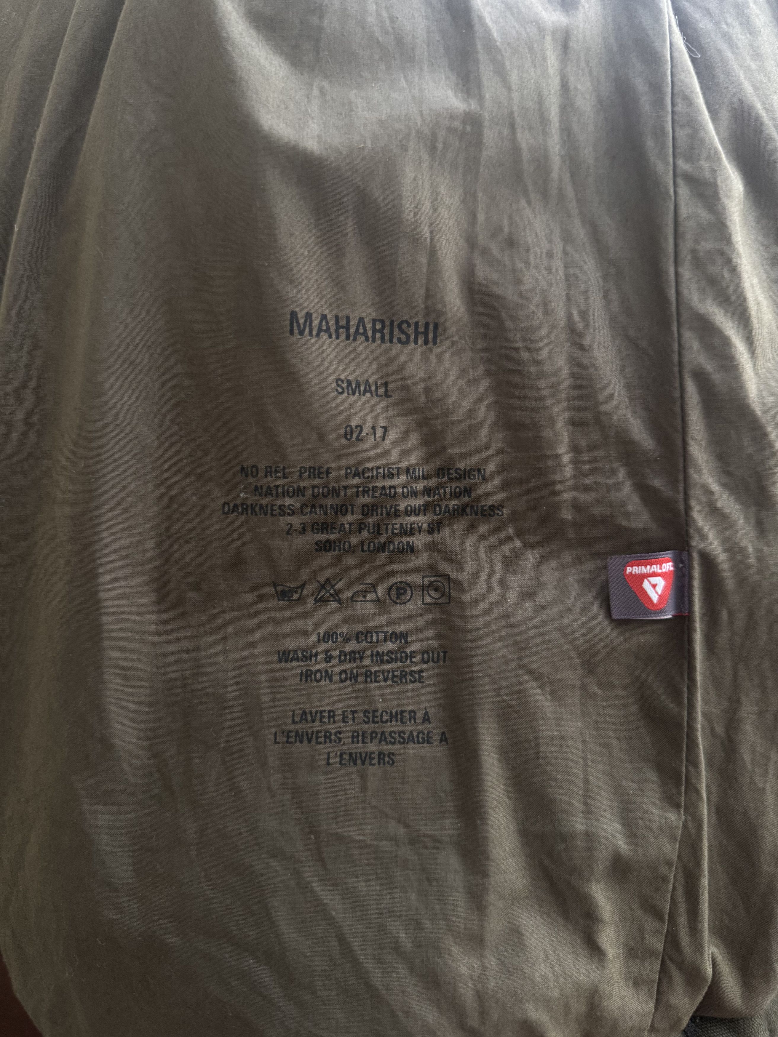 Maharishi Barely Used Maharishi Down Jacket Size US S / EU 44-46 / 1 - 4 Thumbnail