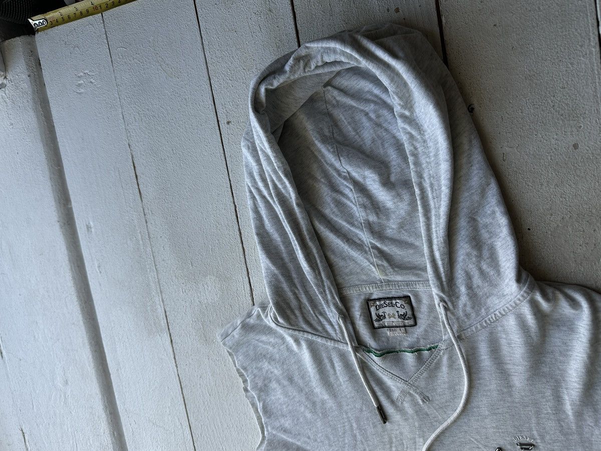 Diesel CRAZY🚨 DIESEL HOOD AVANT GARDE Y2K POCKET TANK TOP MEN B&W Size US M / EU 48-50 / 2 - 2 Thumbnail