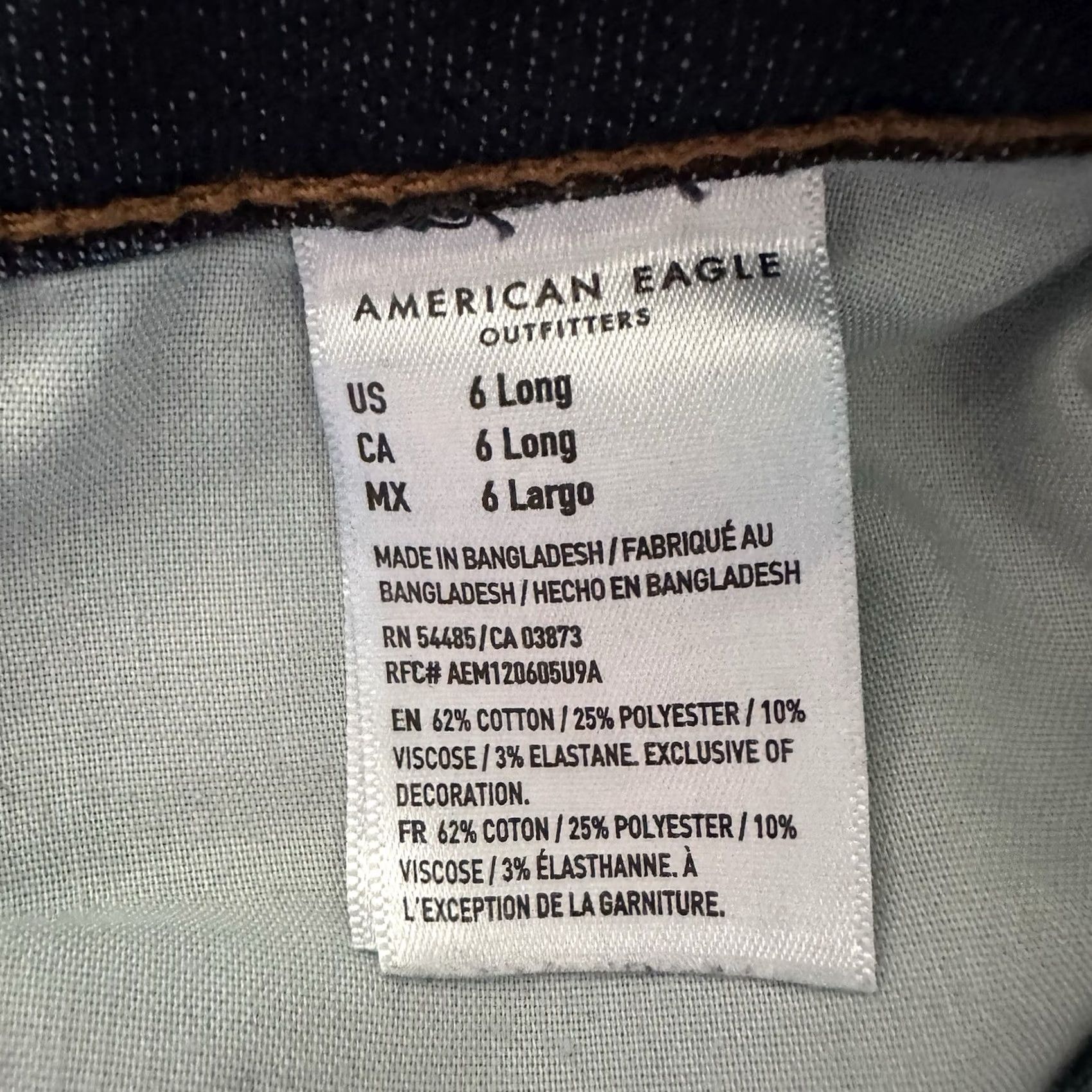 American Eagle Outfitters American Eagle Outfitters Jeans Shirt Womens 6 Regular High Rise Jegging 28x30 Blue Denim 5-Pocket Stretch Size 28" / US 6 / IT 42 - 7 Thumbnail