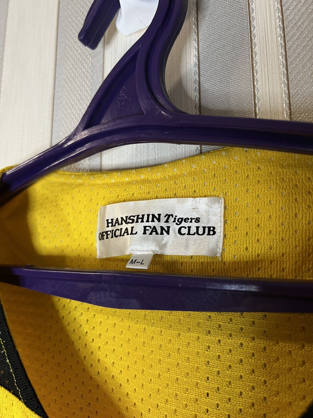 Mizuno Vintage Mizuno Hanshin Tigers Baseball Jersey Shirt Size US M / EU 48-50 / 2 - 4 Thumbnail
