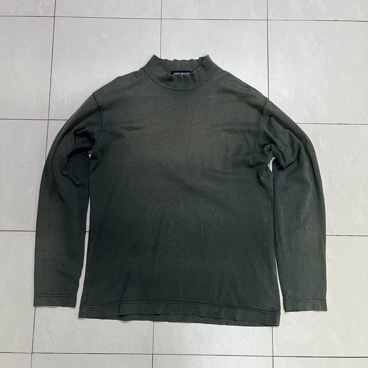 Issey Miyake Vintage Issey Miyake Mockneck Longsleeve T Shirt Size US M / EU 48-50 / 2 - 1 Thumbnail