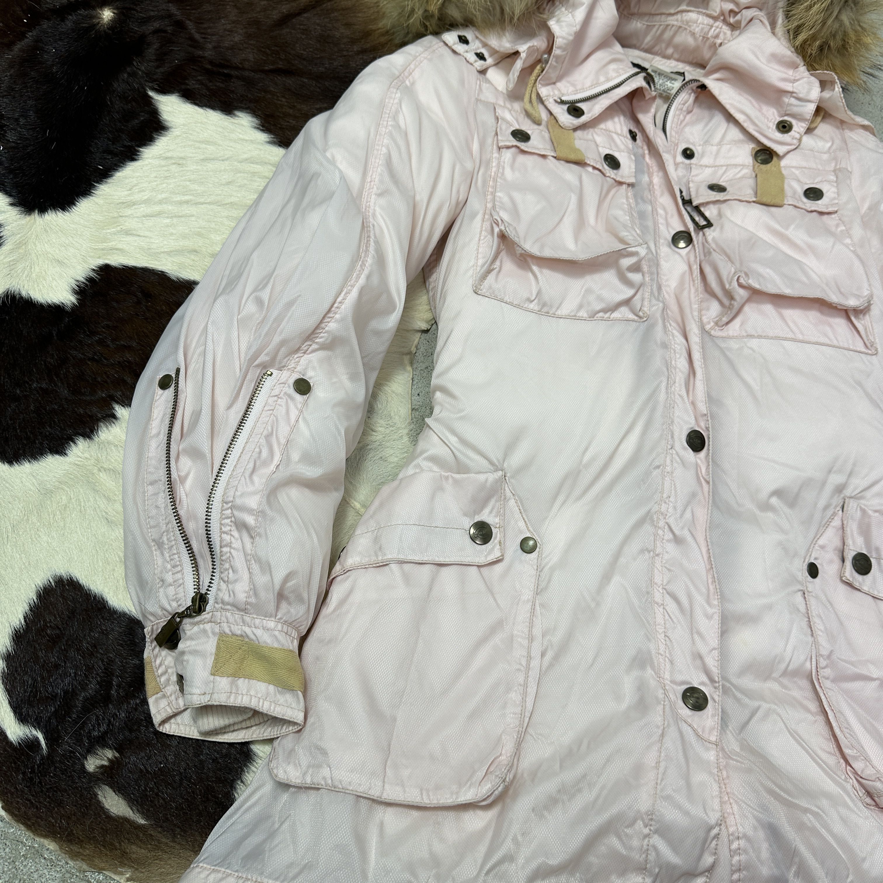 Just Cavalli Vintage Modifiable Baby Pink Just Cavalli Down Parka Y2K Size M / US 6-8 / IT 42-44 - 3 Thumbnail