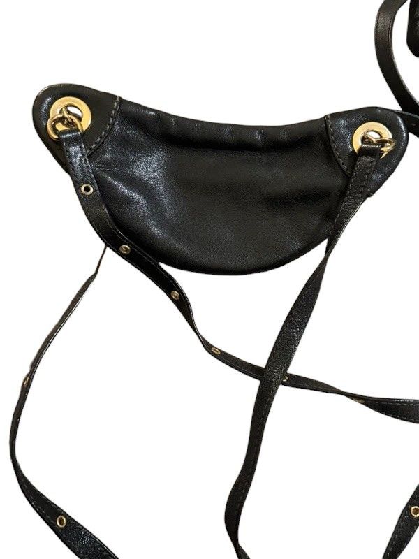 Dolce & Gabbana D&G Black Leather Mini Bag with Gold Hardware, Early 2000s Size ONE SIZE - 5 Thumbnail