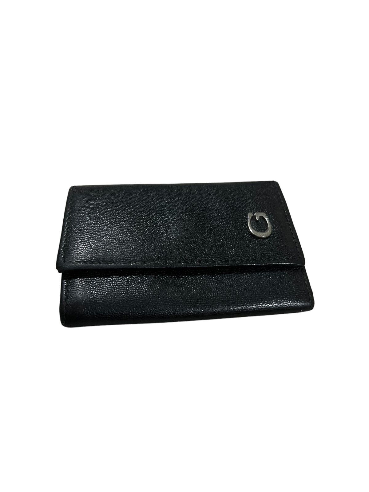 Gucci 1990s Gucci G Logo Minimal Leather Key Holder Chain Wallets Size ONE SIZE - 3 Thumbnail