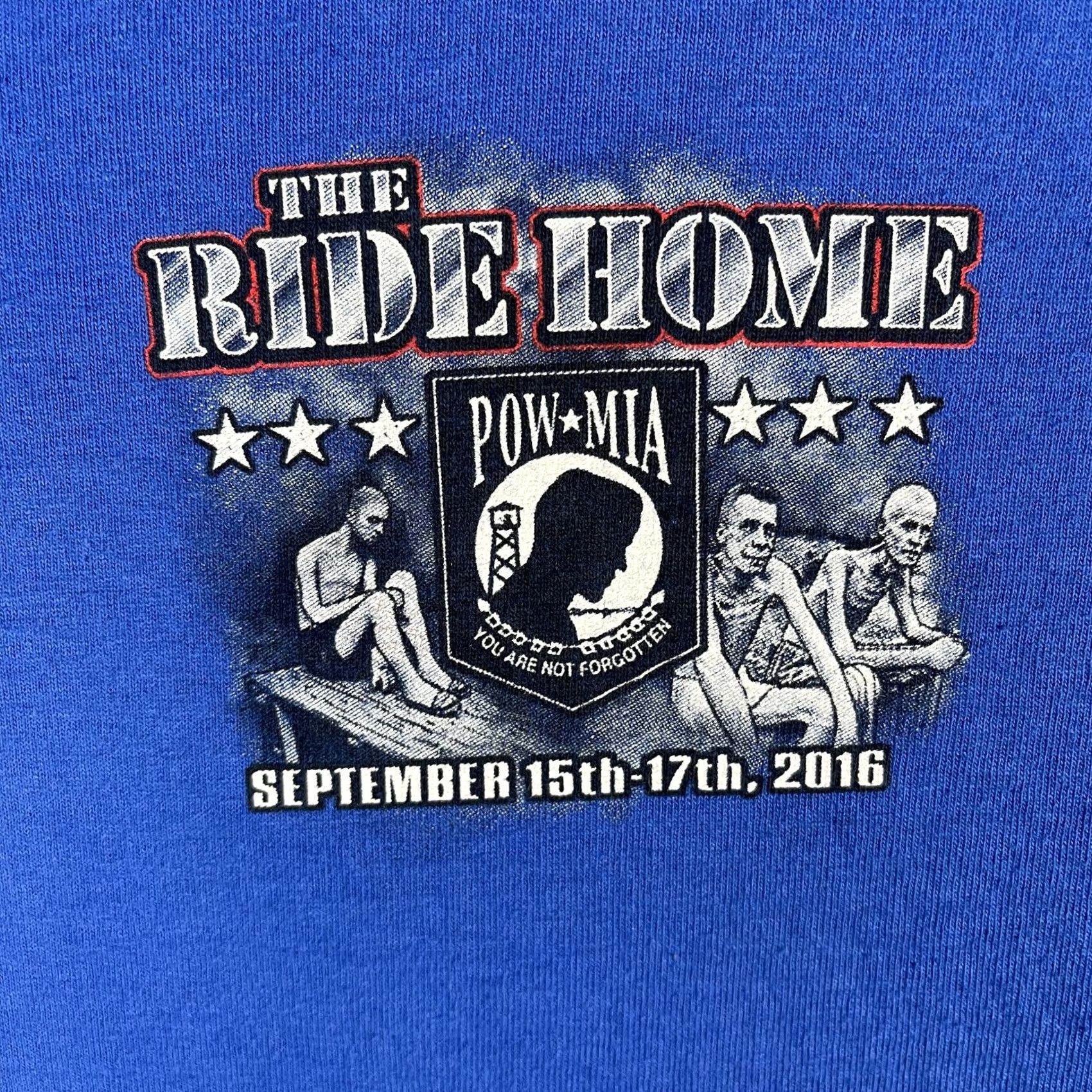 Gildan The Ride Home Shirt Mens 2XL Blue Long Sleeve POW MIA USS Pueblo Veteran 2016 Size US XXL / EU 58 / 5 - 3 Thumbnail
