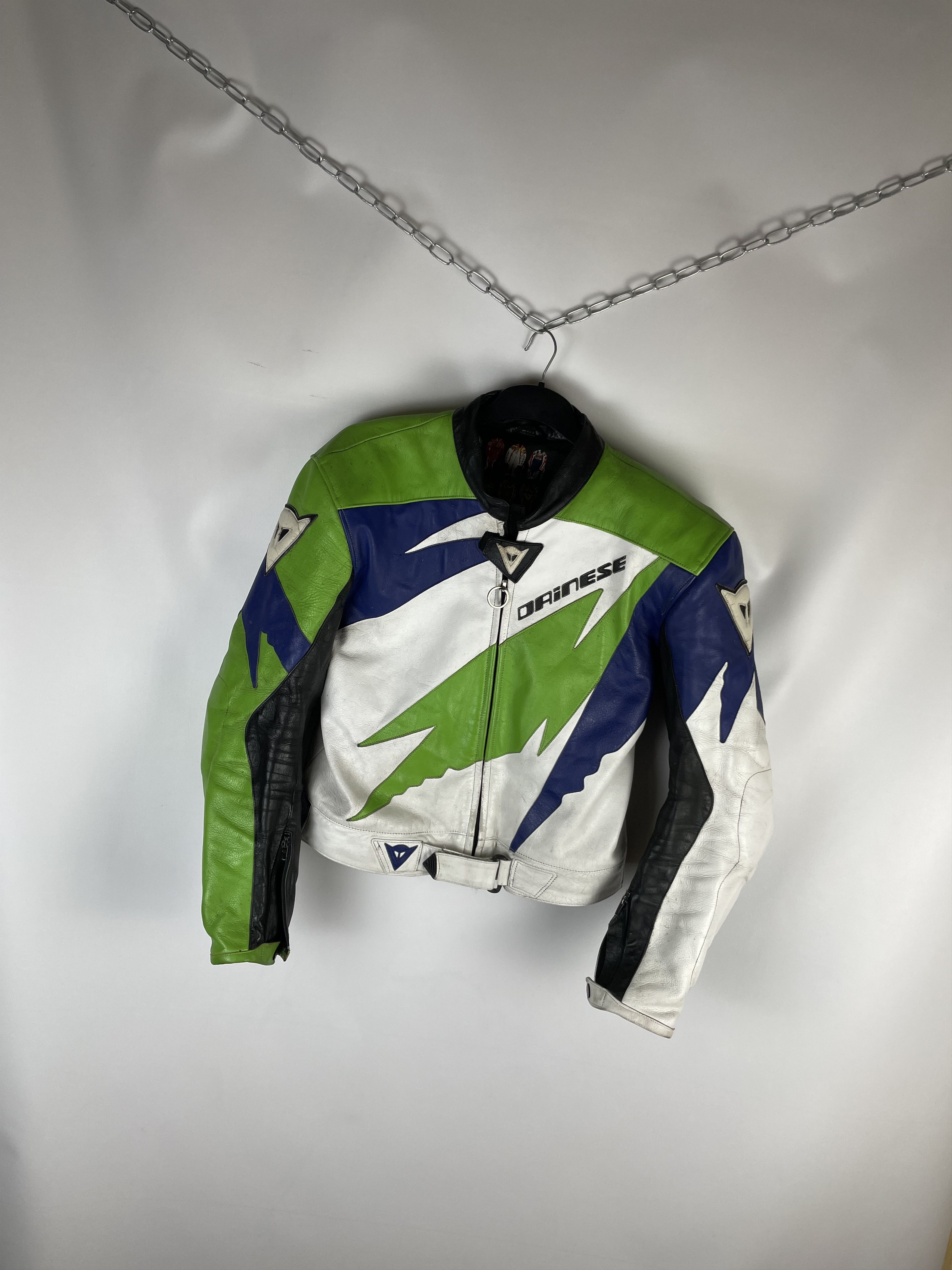Dainese VINTAGE DAINESE LEATHER JACKET MOTO BIKE RACING Size US M / EU 48-50 / 2 - 2 Thumbnail