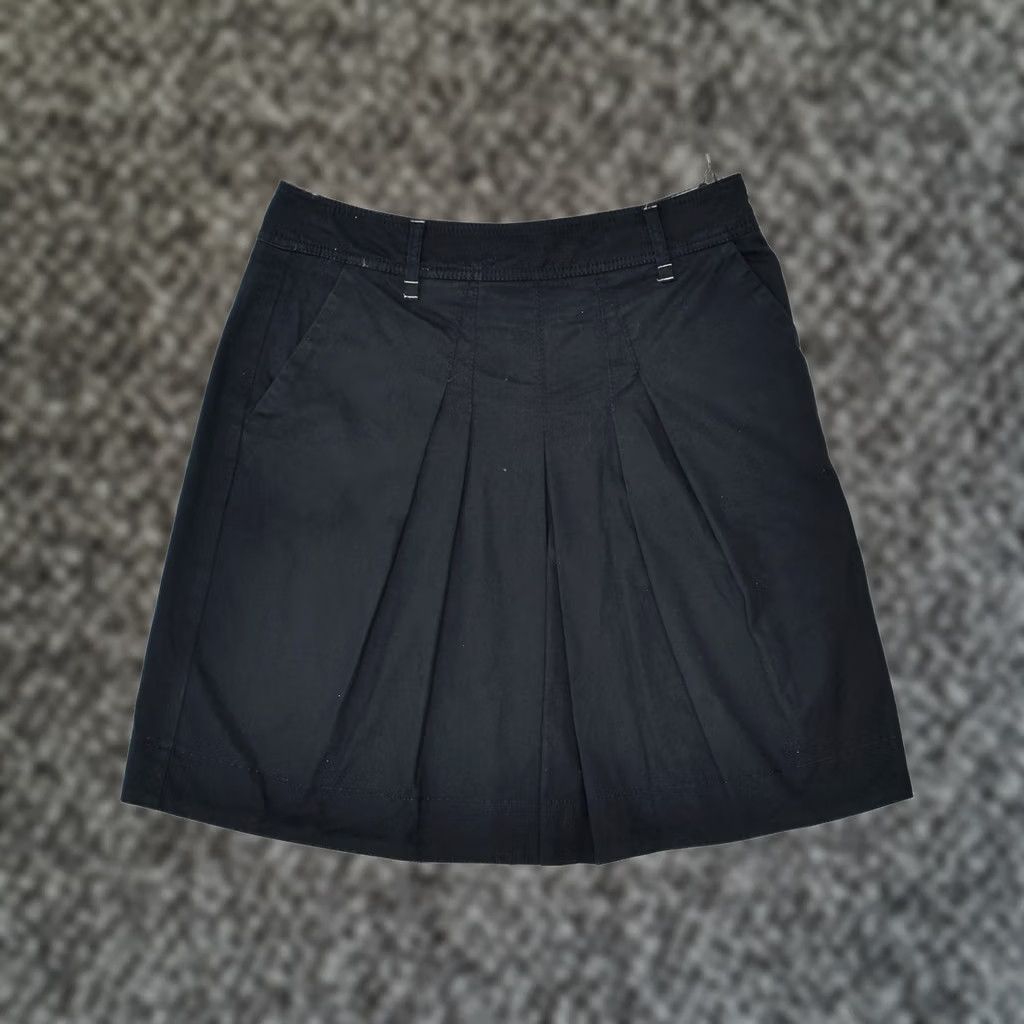 Marella Marella Womens Skirt A-Line Black Cotton UK 10 Small W30 Size 28" / US 6 / IT 42 - 1 Thumbnail