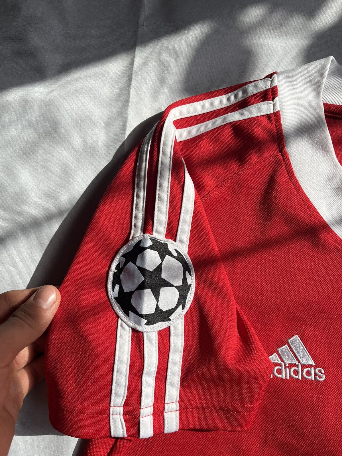 Adidas × Vintage Vintage Bayern Munich Home Shirt Hargreaves-Adidas Opel UCL Size US L / EU 52-54 / 3 - 5 Thumbnail