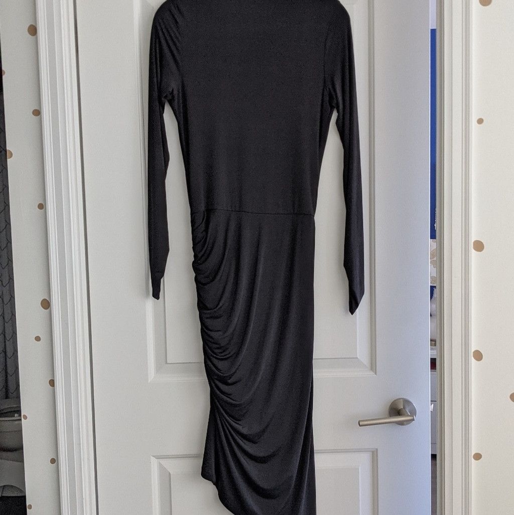 Georges Marciano Marciano Hayley Venezia Long Sleeve Black Dress Size M / US 6-8 / IT 42-44 - 4 Thumbnail