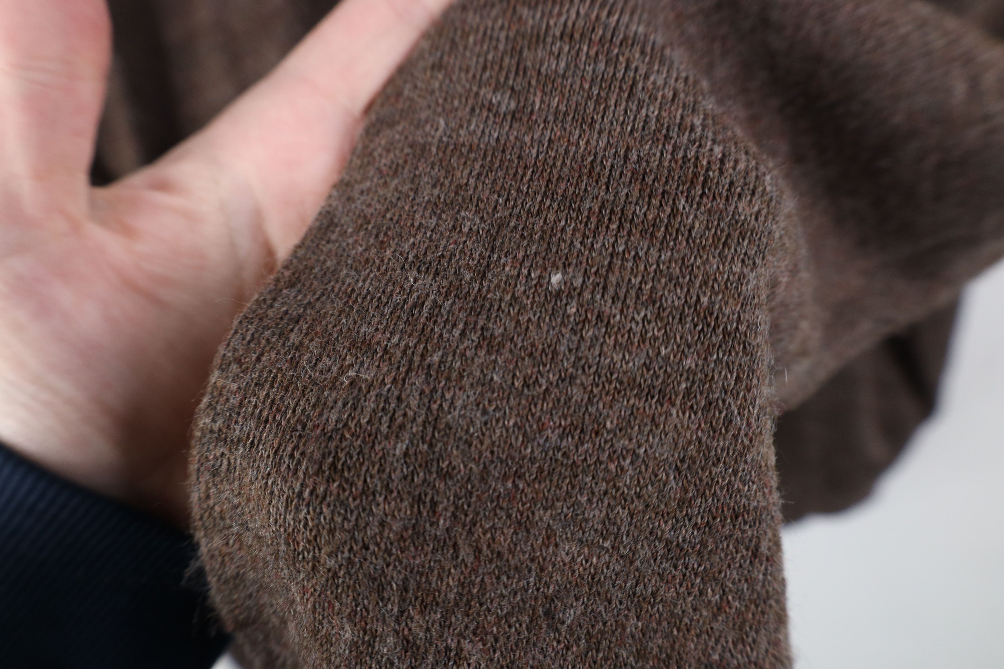 Vintage Vintage 70s Streetwear Blank Knit V-Neck Sweater Brown USA Size US M / EU 48-50 / 2 - 8 Thumbnail