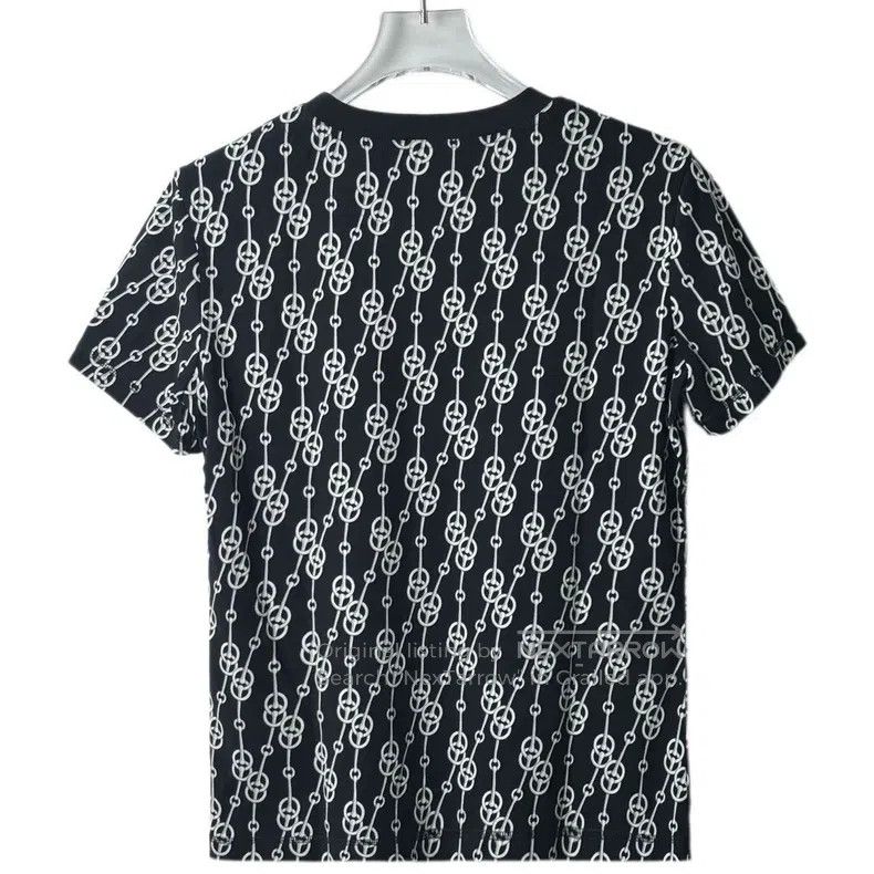 Hermes Hermes Logo All-over Printed Crew Neck Straight T-Shirt Size XS / US 0-2 / IT 36-38 - 2 Thumbnail