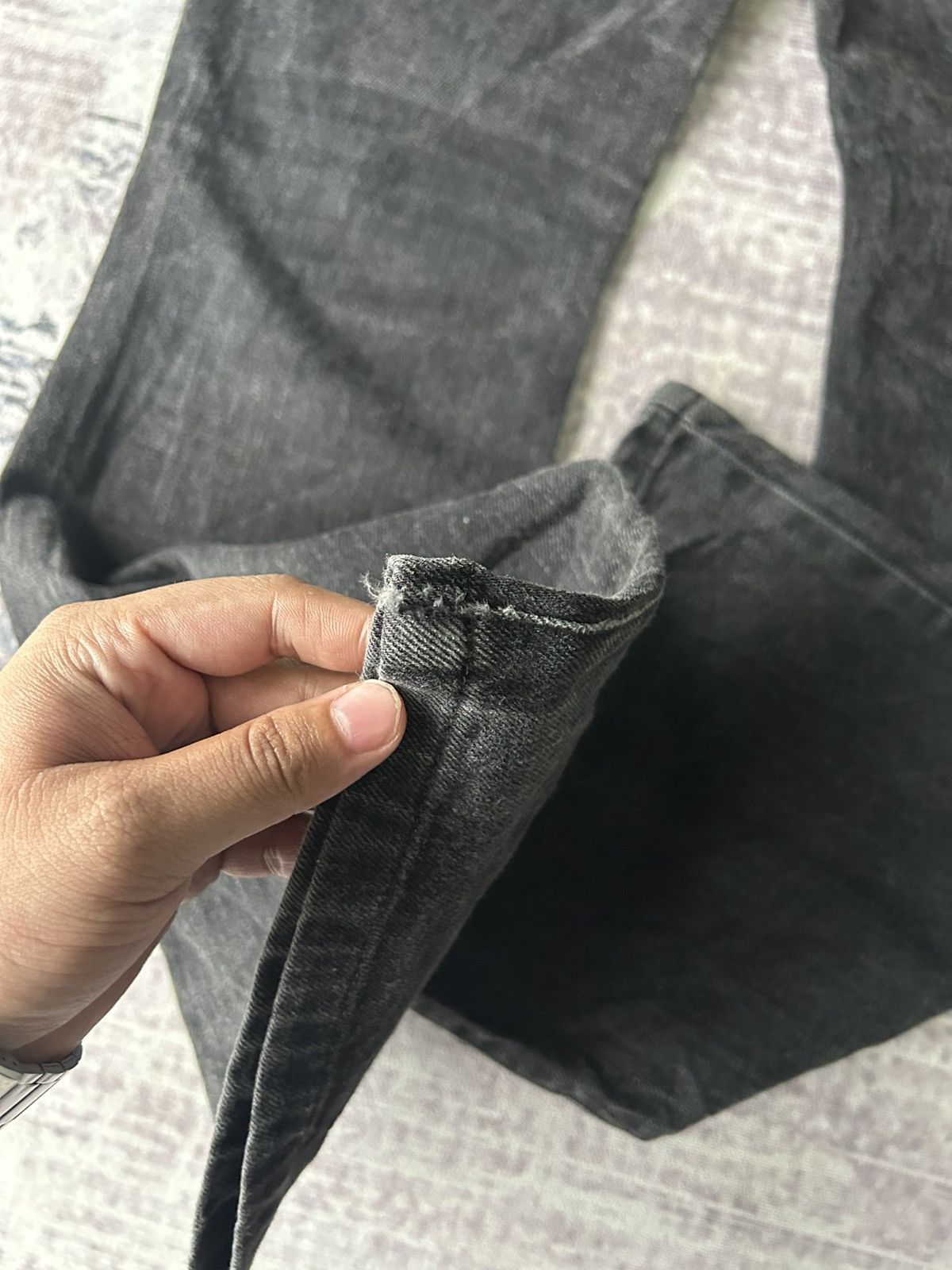 Tornado Mart Tornado Mart Flared Punk Allblack Jeans Size US 34 / EU 50 - 11 Thumbnail