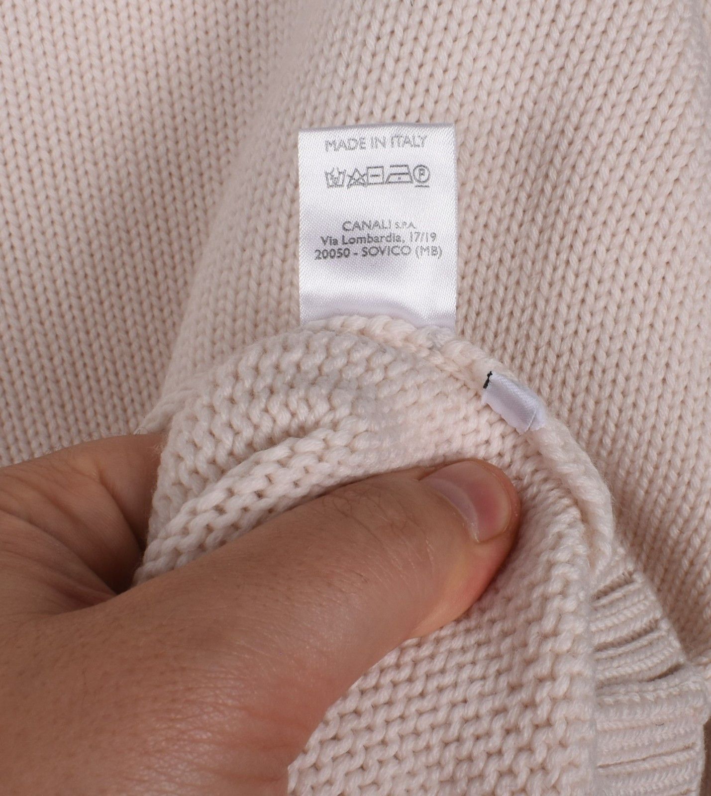 Canali Canali Men Sweater Heavy Knit Size IT48-M, S1697 Size US M / EU 48-50 / 2 - 5 Thumbnail