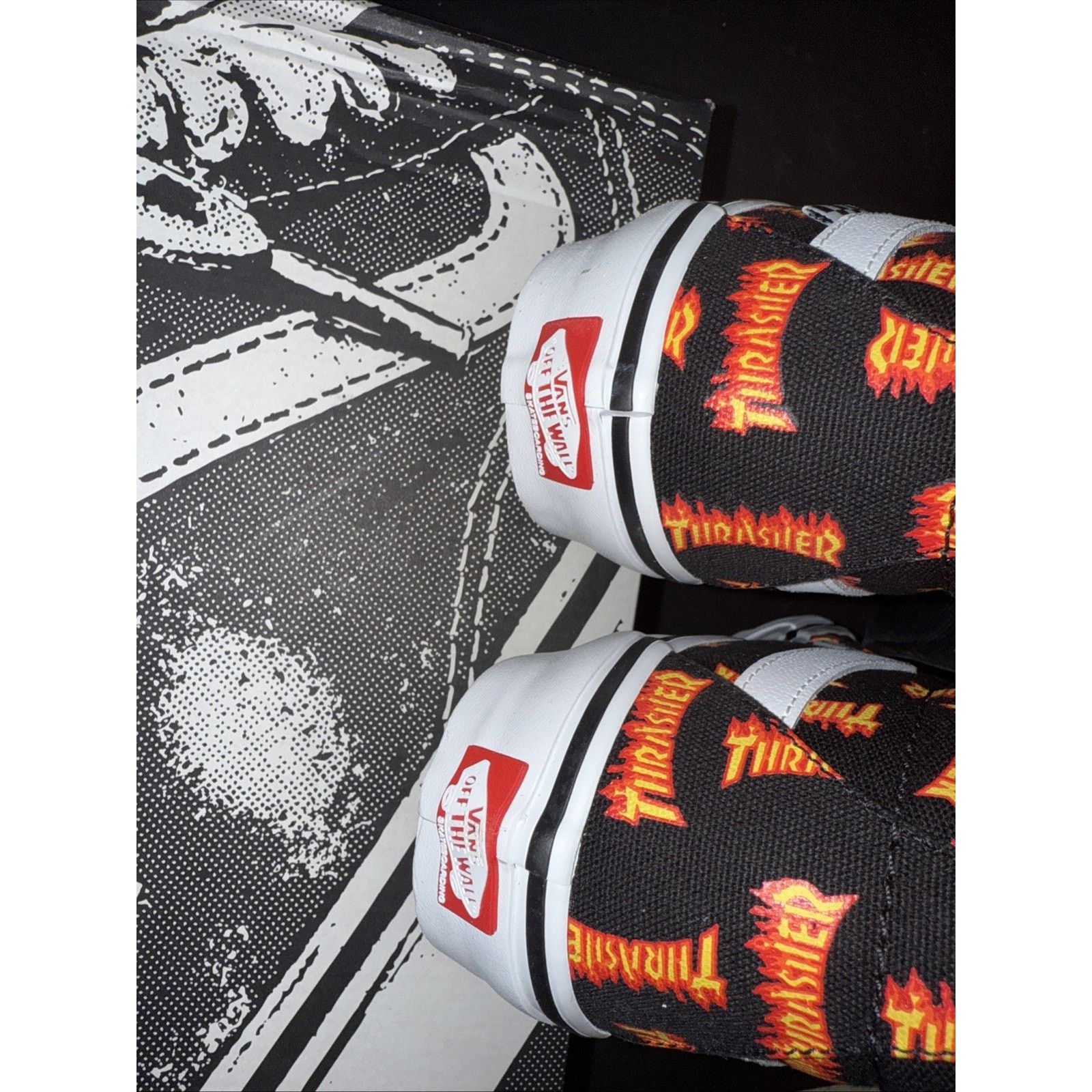 Vans Vans Thrasher x Skate Sk8-Hi ' Sz 6.5 M Size US 6.5 / EU 39-40 - 7 Thumbnail