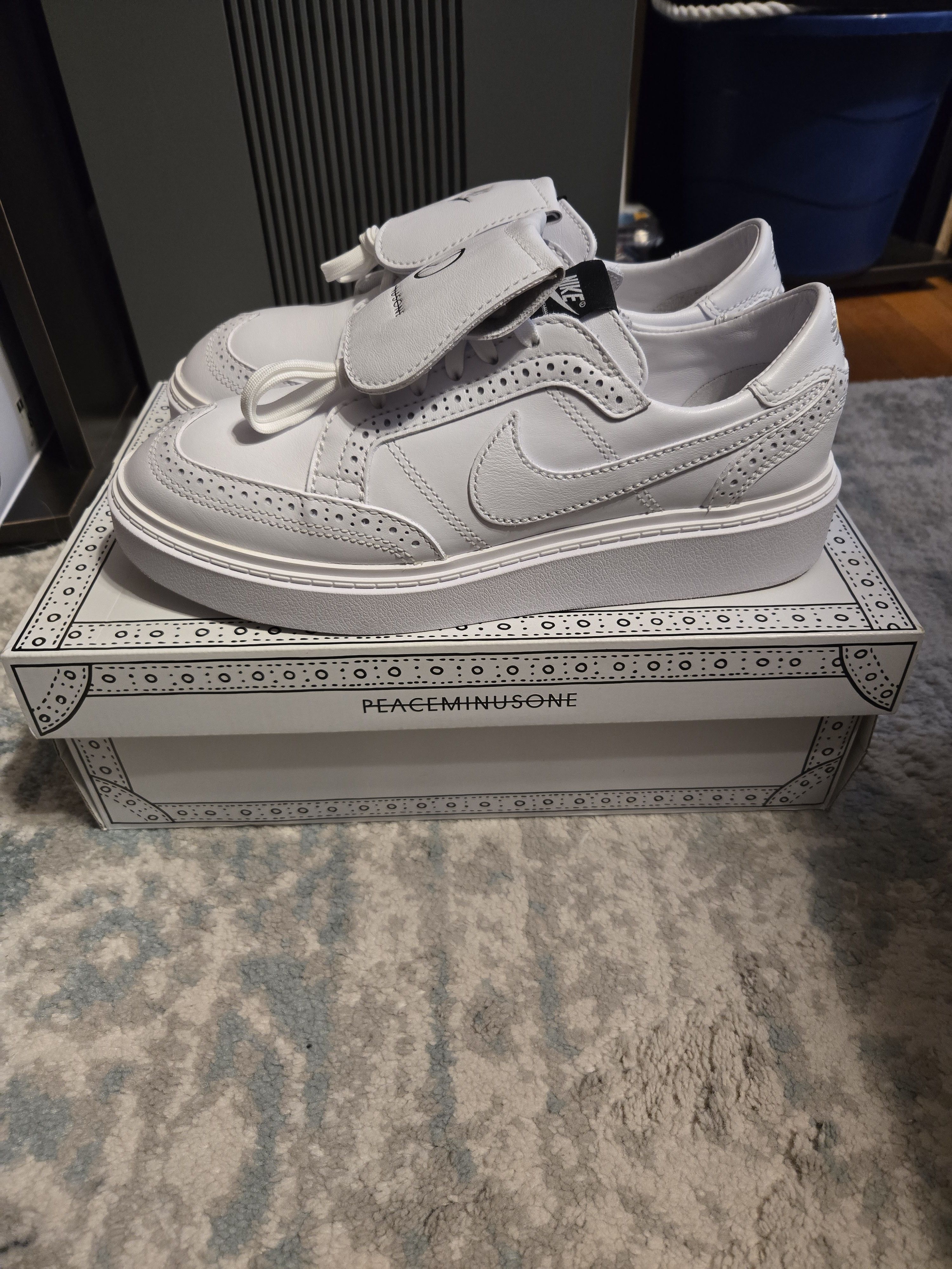 Nike G-Dragon x Nike Kwondo 1 Triple White Size US 8 / EU 41 - 4 Thumbnail