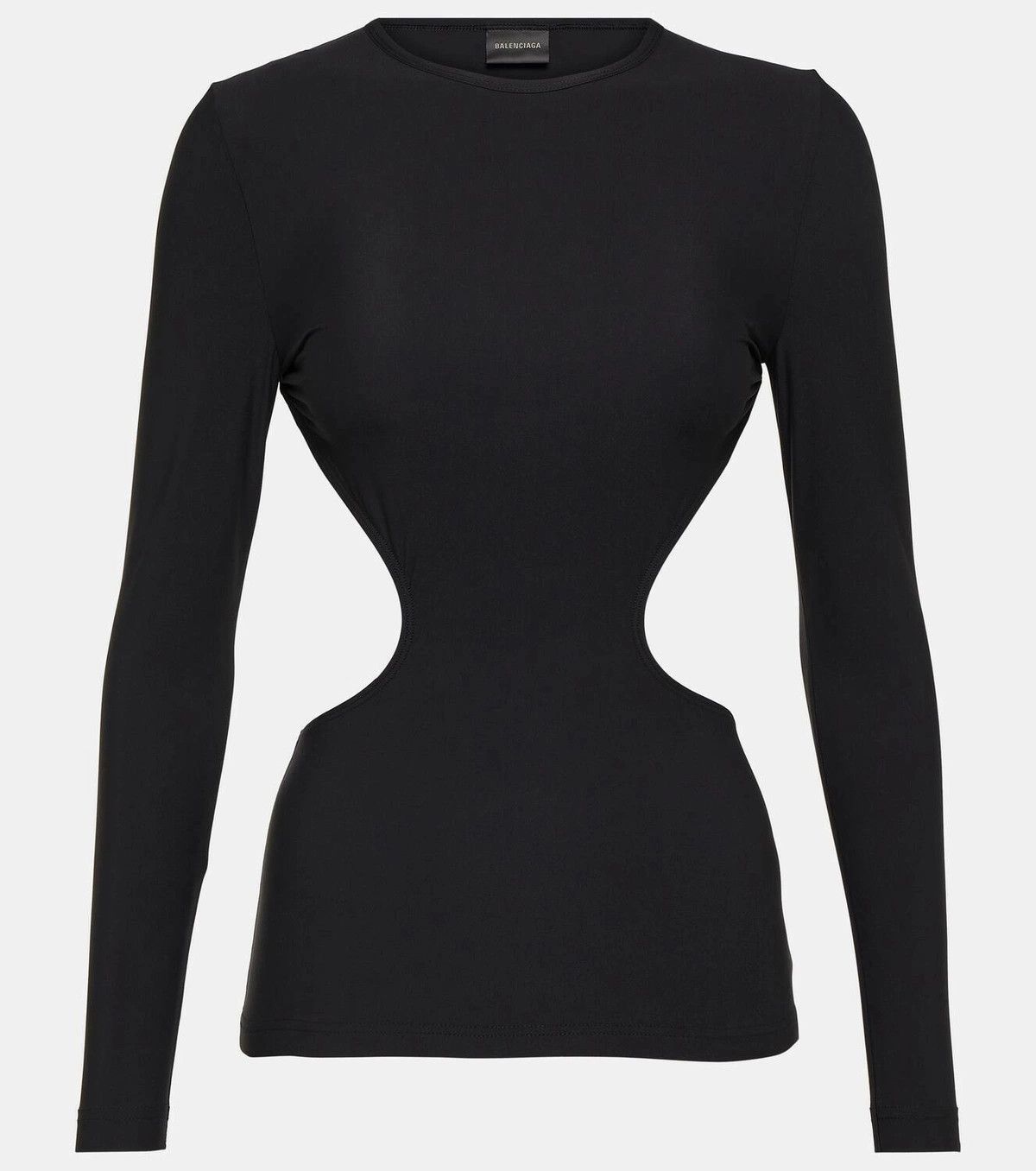 Balenciaga o1y0625 Cutout Top in Black Size XS / US 0-2 / IT 36-38 - 1 Thumbnail