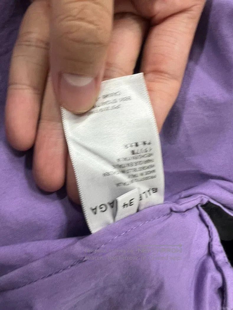 Balenciaga Balenciaga Purple Logo Windbreaker Jacket. Size US S / EU 44-46 / 1 - 3 Thumbnail