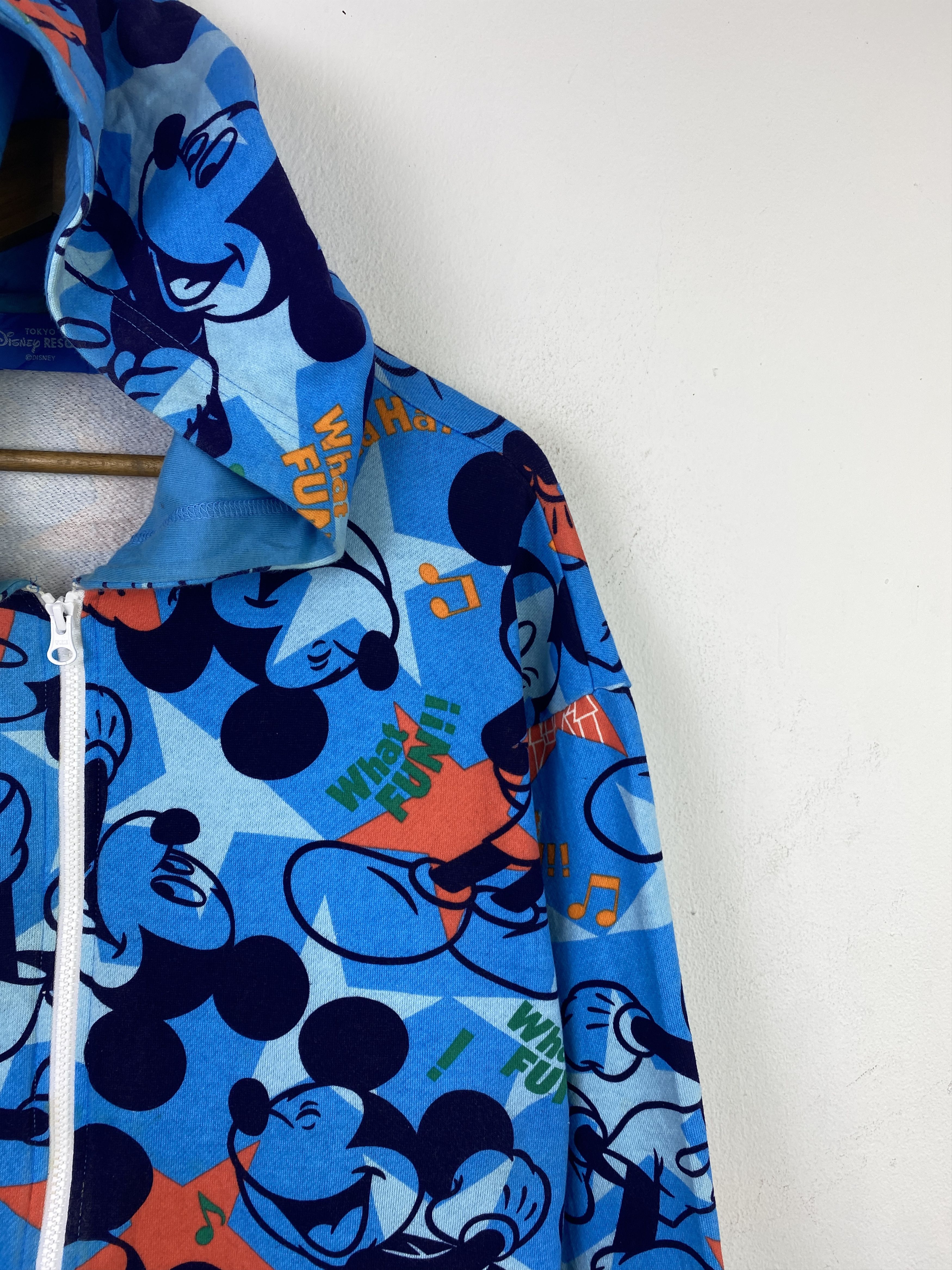 Mickey Mouse Vintage Mickey Mouse All Over Print Zipper Hoodie SH0390 Size US XXL / EU 58 / 5 - 6 Thumbnail