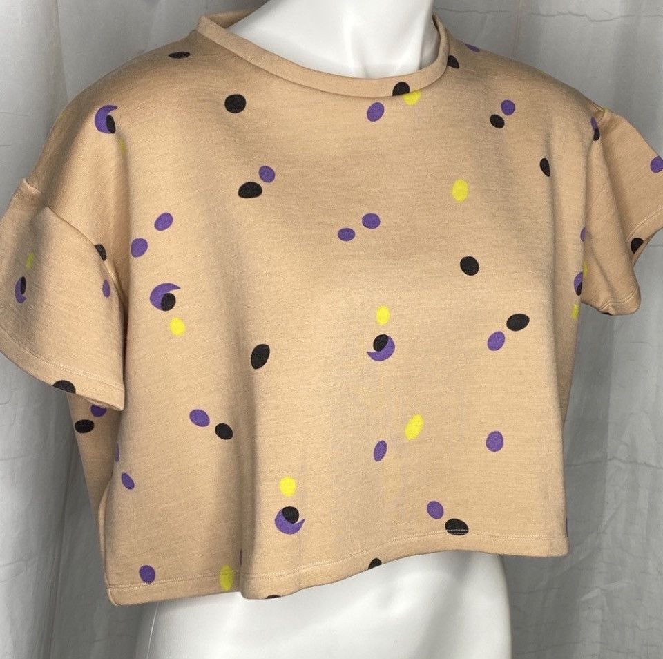 Marni Marni Wool Top Peach with Polka Dots Size M / US 6-8 / IT 42-44 - 1 Thumbnail