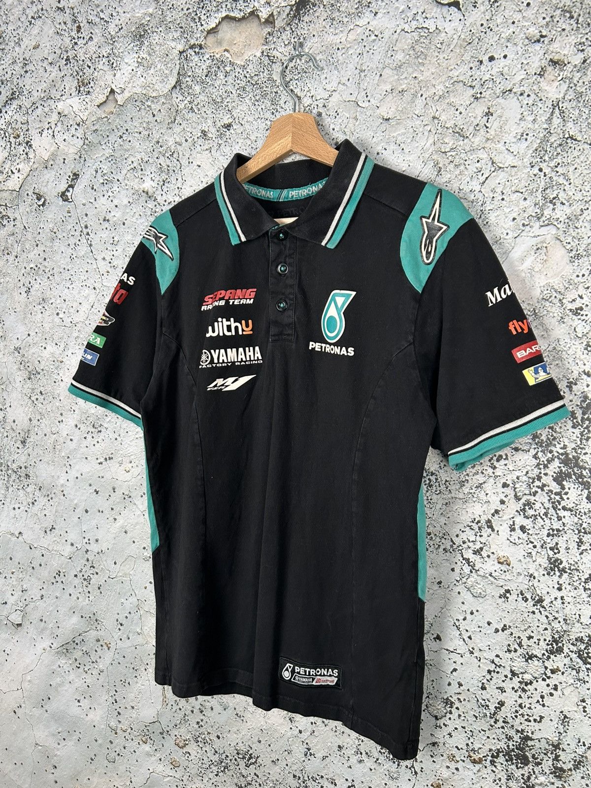 Vintage Vintage Petronas Yamaha Racing Polo Tee Motorsport Hype Size US M / EU 48-50 / 2 - 3 Thumbnail