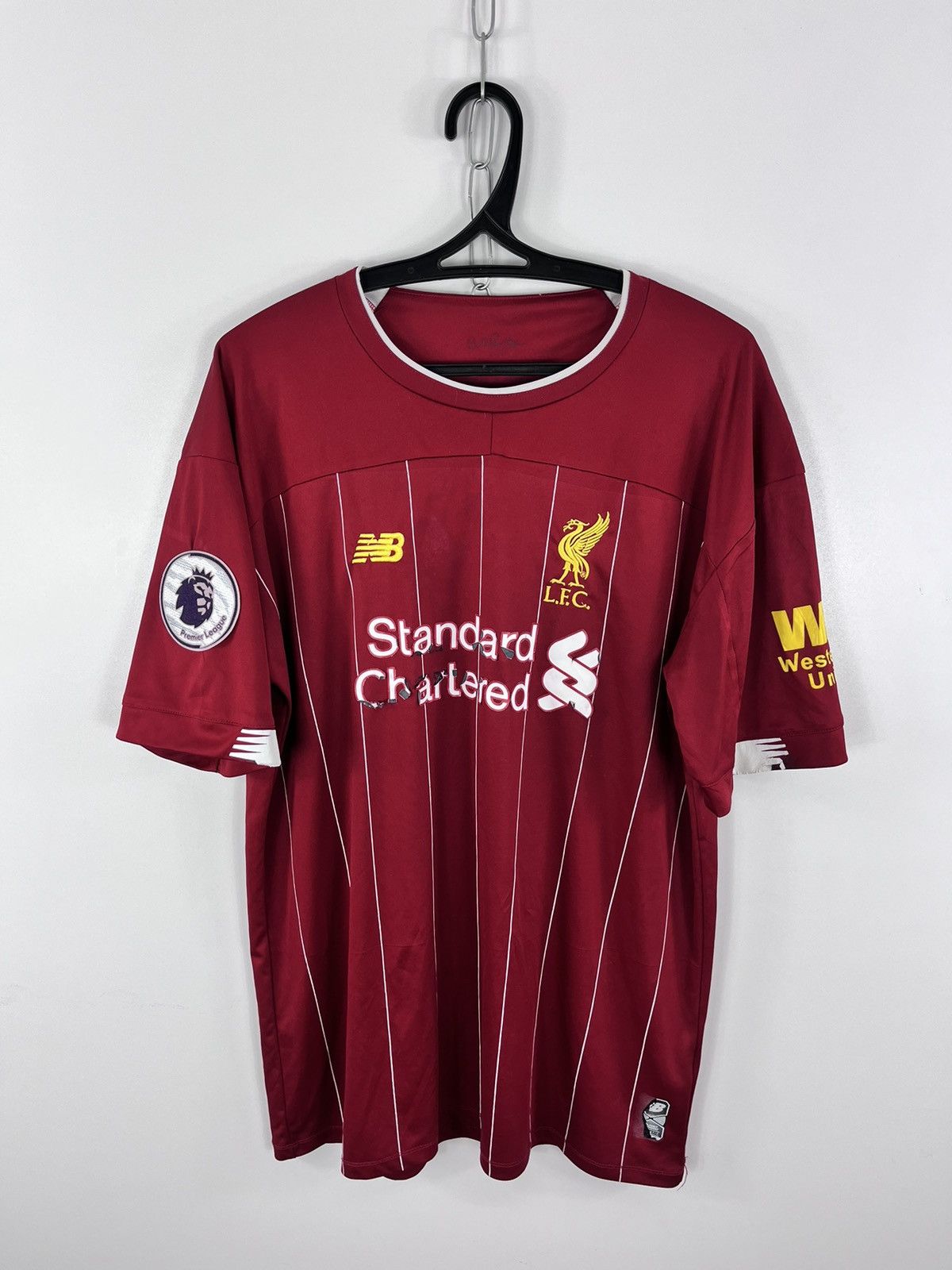 New balance liverpool jersey sizing best sale