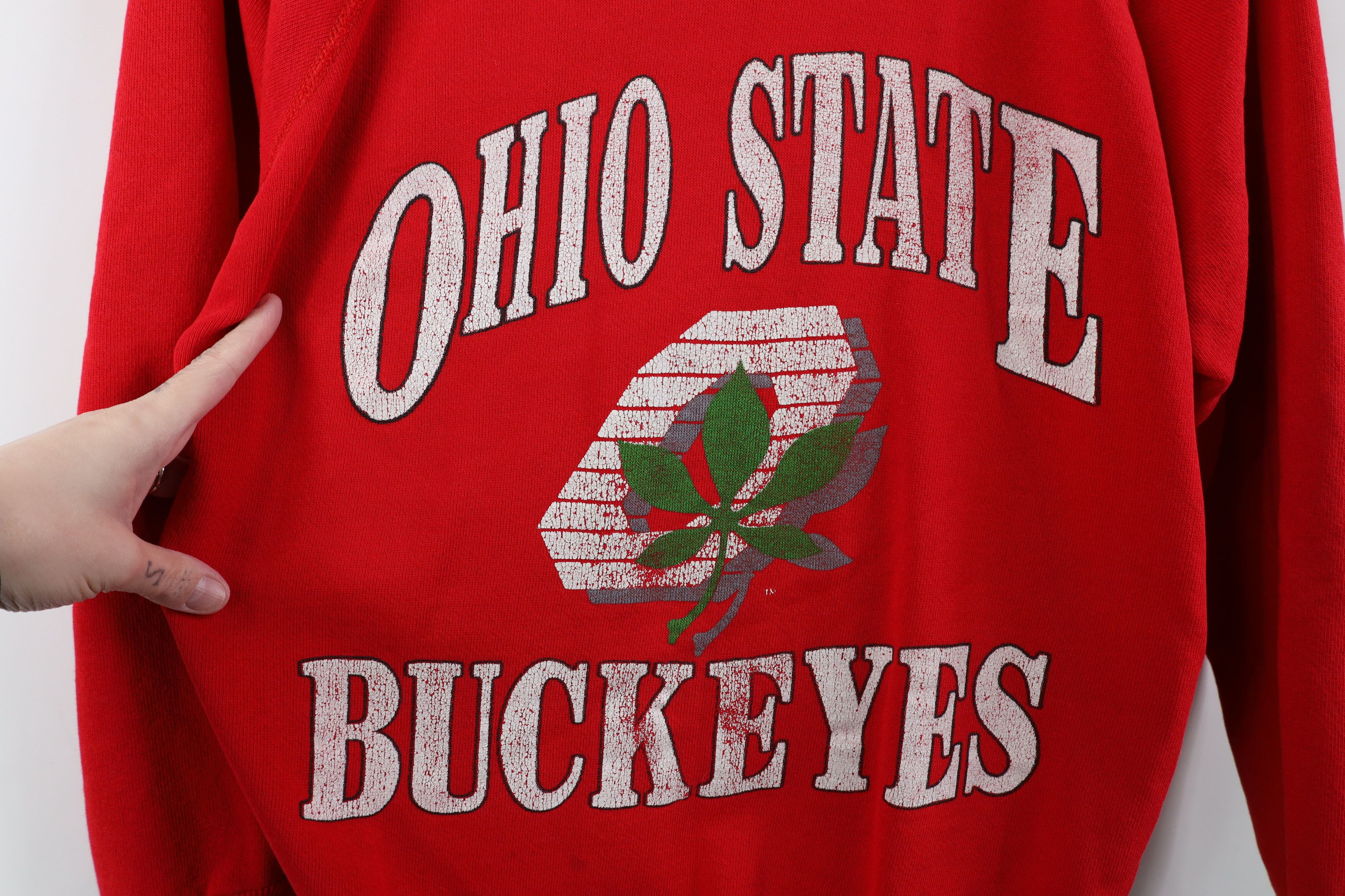 Vintage Vintage 70s 80s Ohio State University Crewneck Sweatshirt Size L / US 10 / IT 46 - 4 Thumbnail