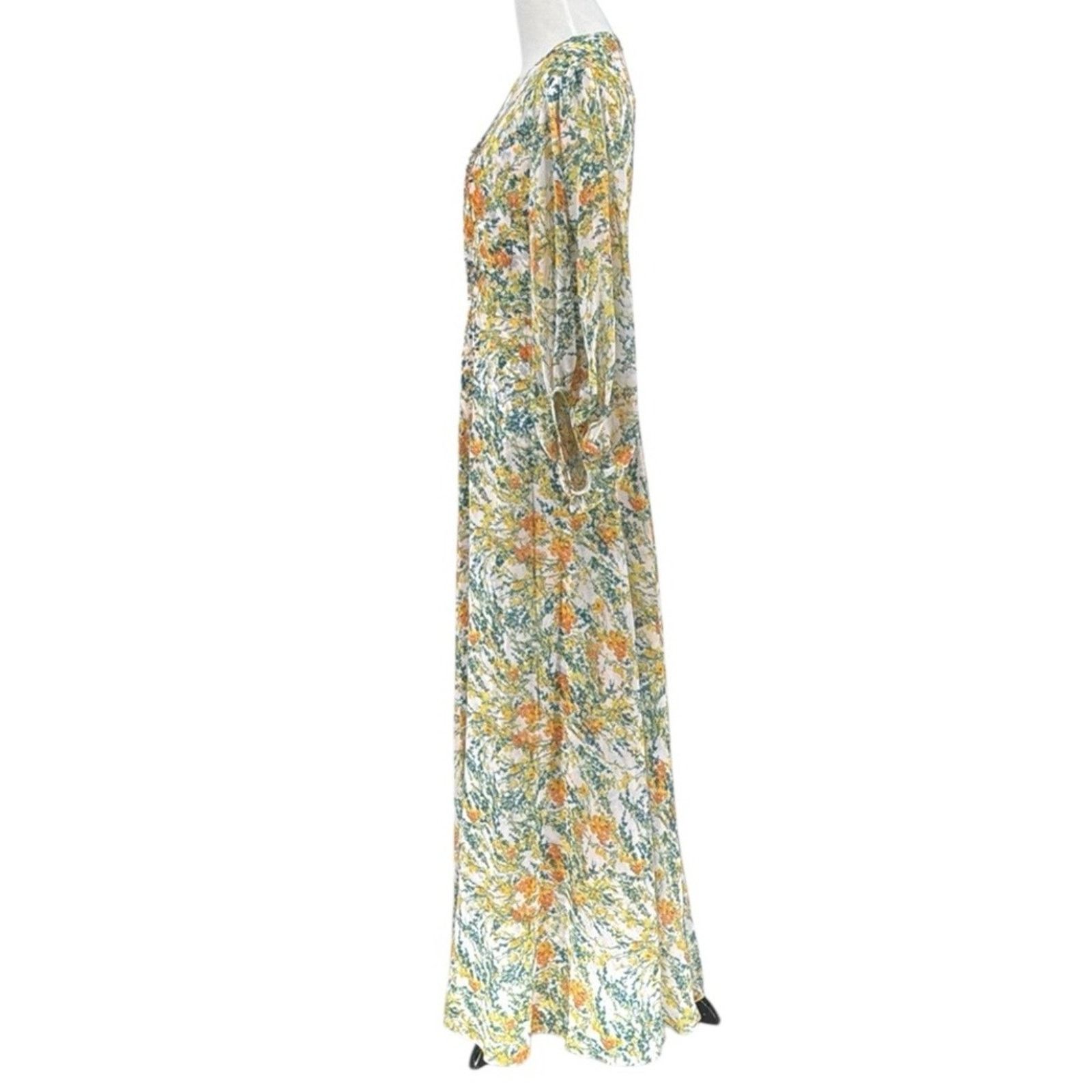 Sachin & Babi Sachin & Babi Aria Long Sleeve Beaded Floral Dress Size 2 Size XS / US 0-2 / IT 36-38 - 3 Thumbnail