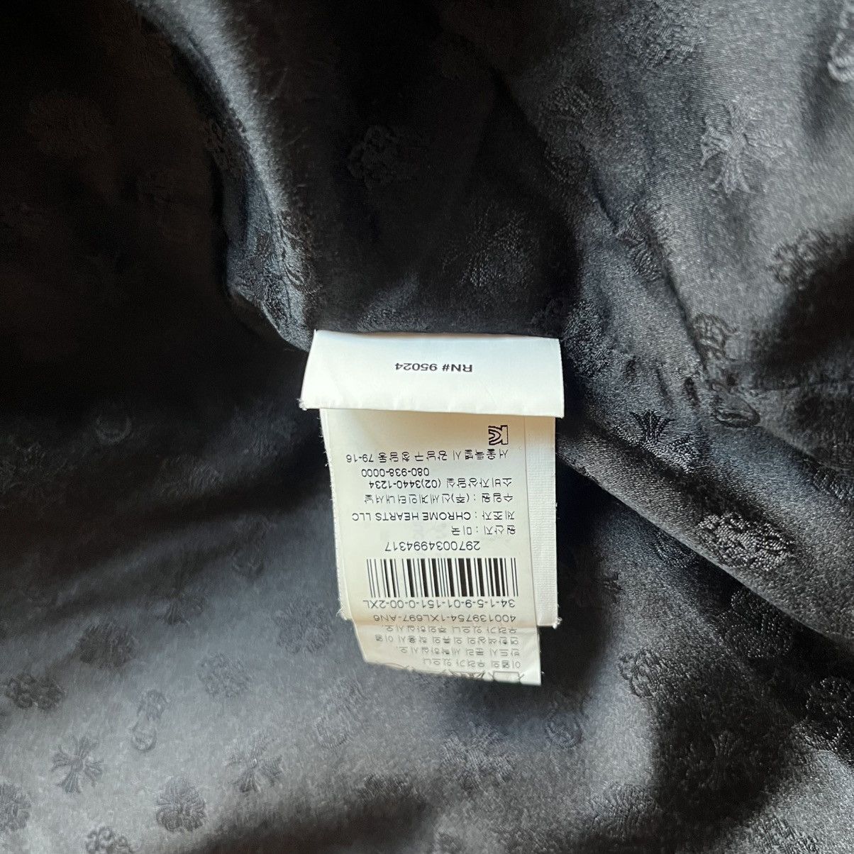 Chrome Hearts Chrome hearts leather cashmere coach jacket pave dia Size US XXL / EU 58 / 5 - 14 Thumbnail