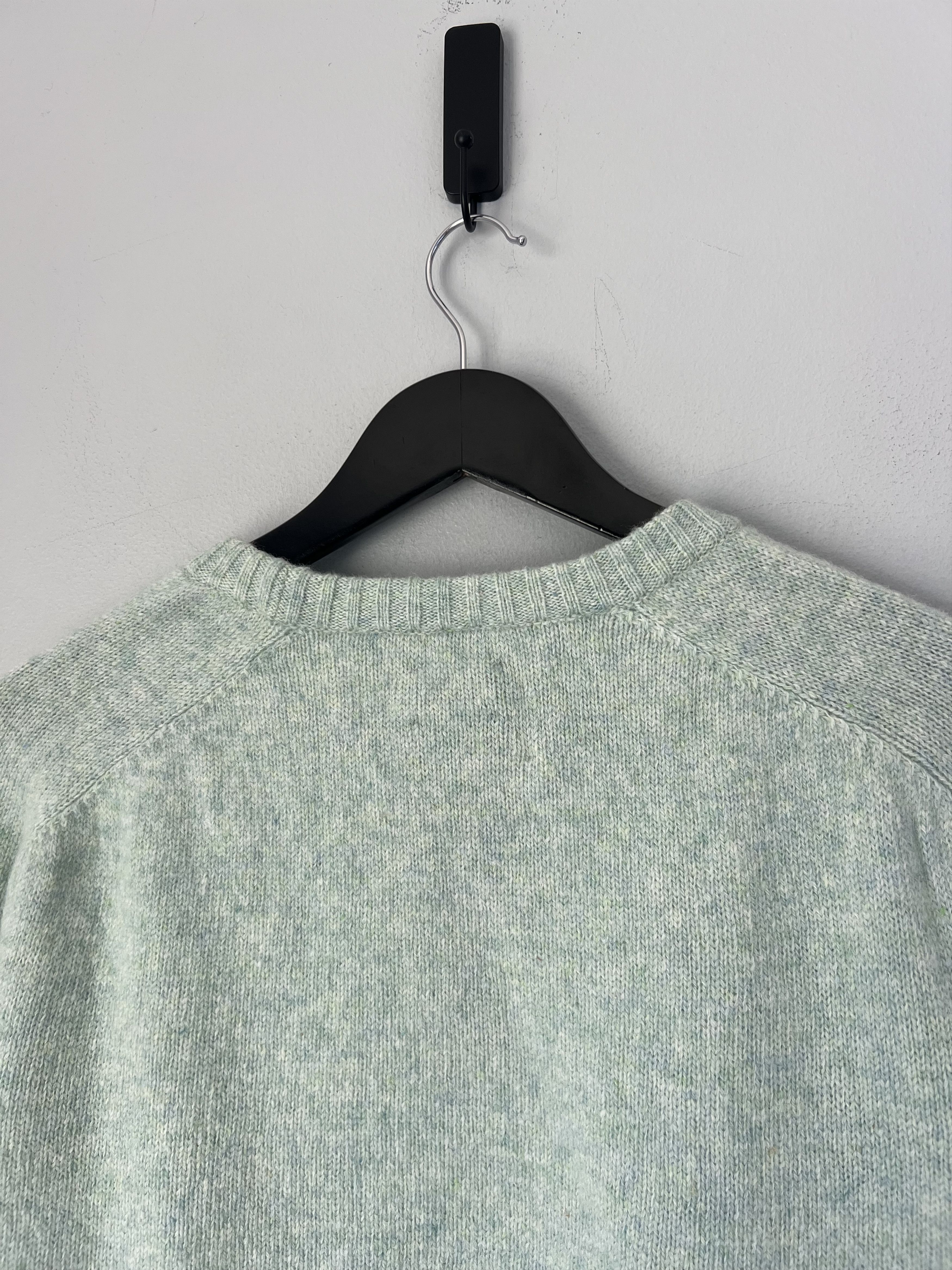 Noah Noah NY Sailboat Embroidered Shetland Wool Sweater in Green Size US XXL / EU 58 / 5 - 6 Thumbnail