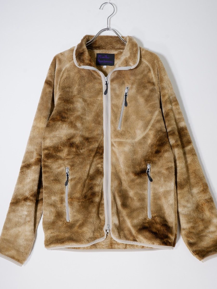 Needles Jacket Fur Fleece Piping Polyester Beige Size US S / EU 44-46 / 1 - 2 Thumbnail