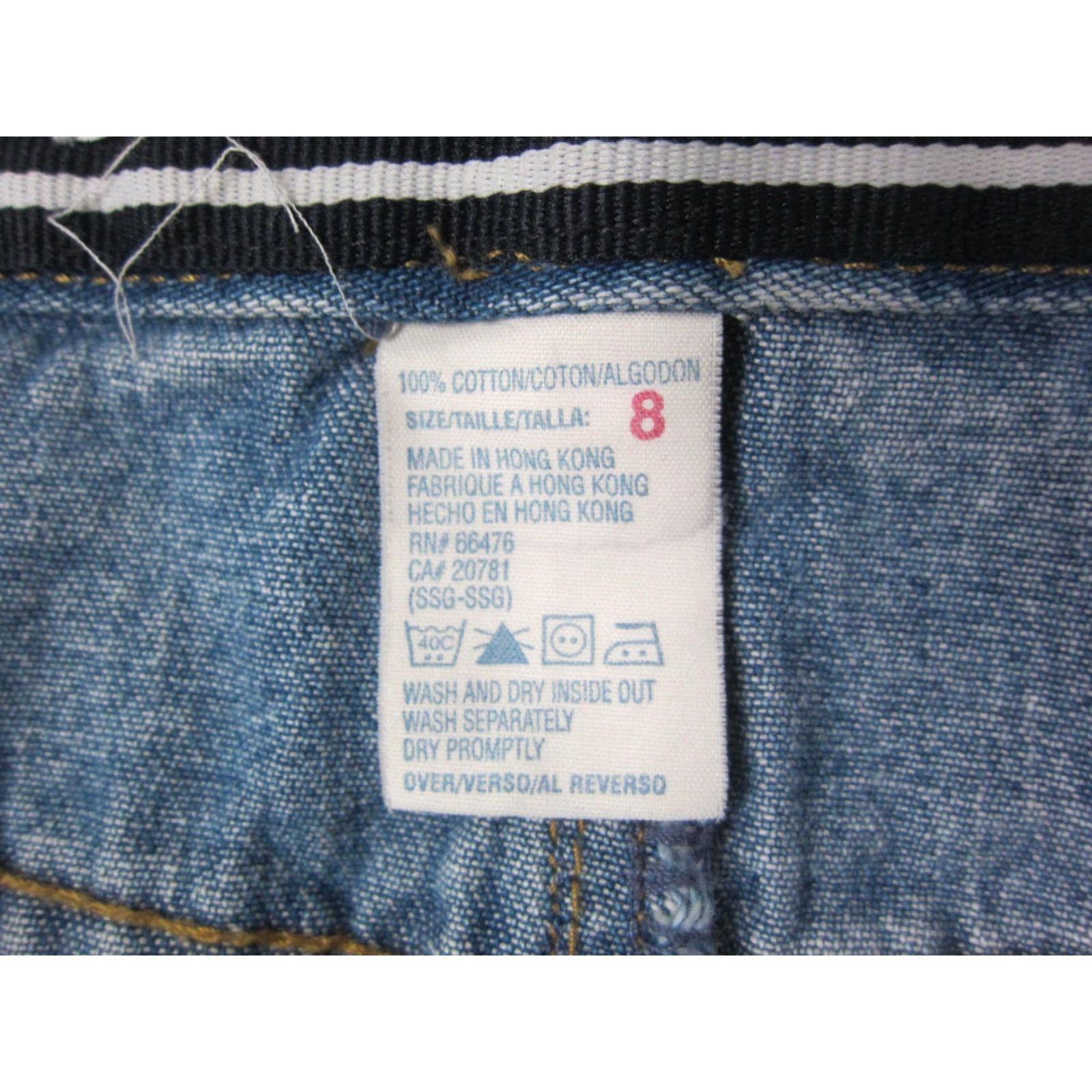 Tommy Hilfiger Vintage Tommy Hilfiger Skirt Womens 8 Blue A-Line Denim 90s Retro City Preppy Shorts? Size 30" / US 8 / IT 44 - 4 Thumbnail