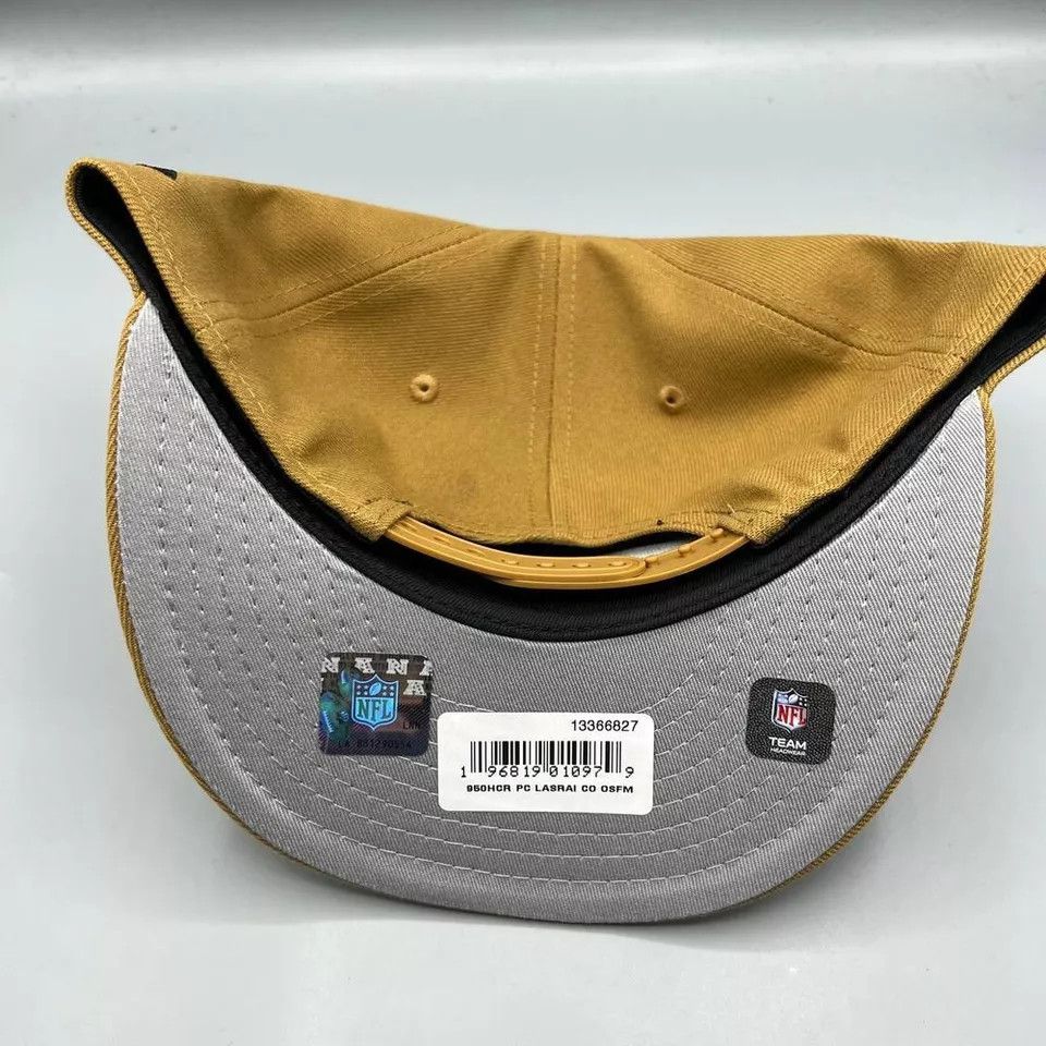 New Era Las Vegas Raiders Hat Men Brown 9Fifty New Era Snap Back Cap Size ONE SIZE - 5 Thumbnail