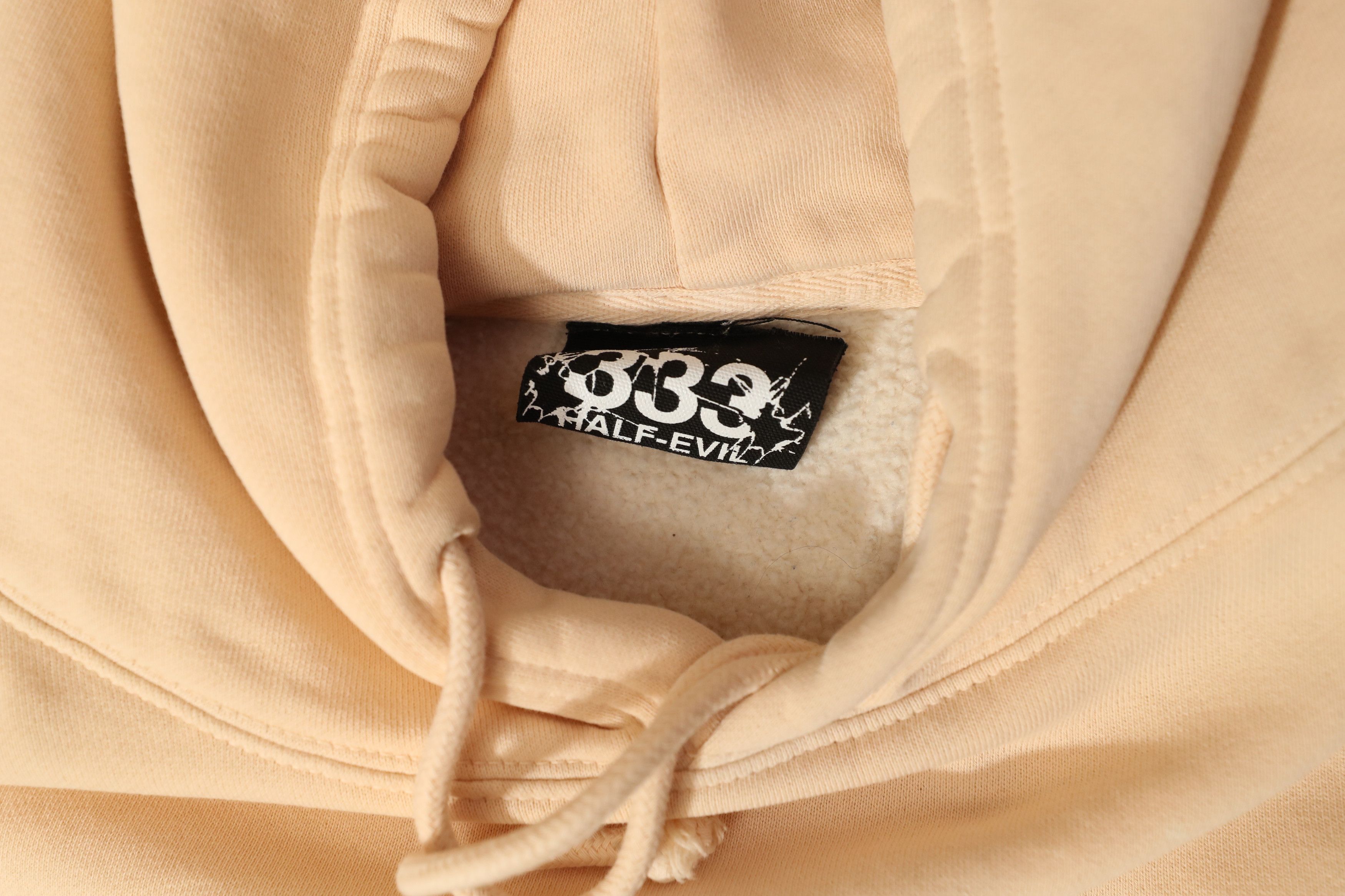 Half Evil 333 Half Evil Cream Hoodie (L) Size US L / EU 52-54 / 3 - 10 Thumbnail