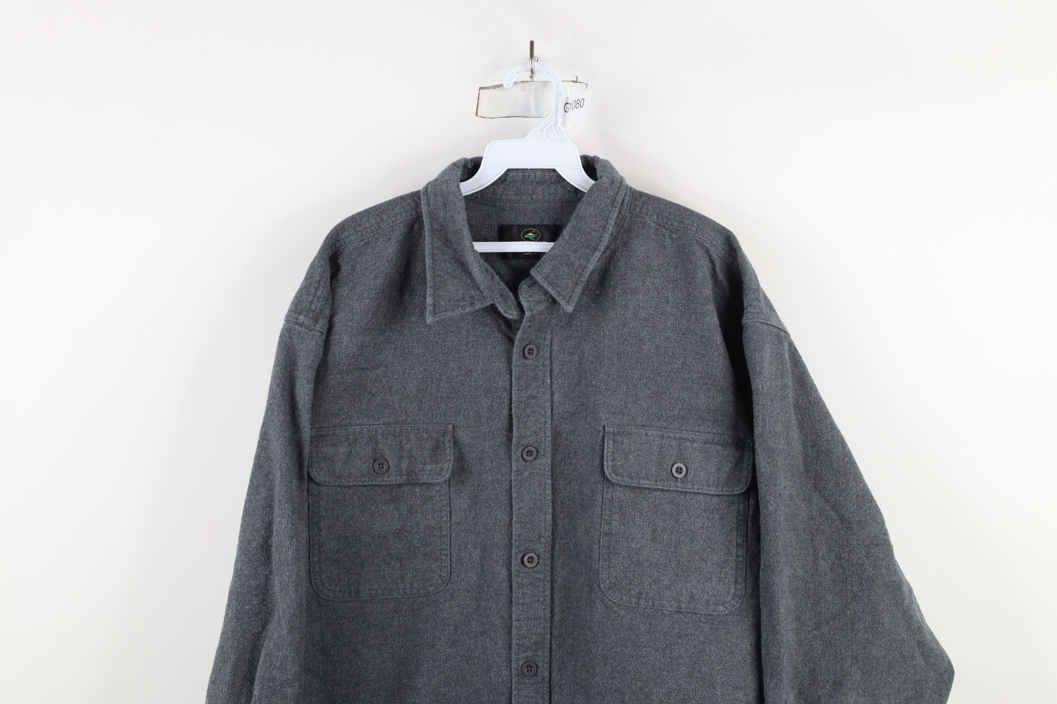 Vintage Vintage 90s Streetwear Heavyweight Cloth Button Shirt Size US XXL / EU 58 / 5 - 2 Thumbnail
