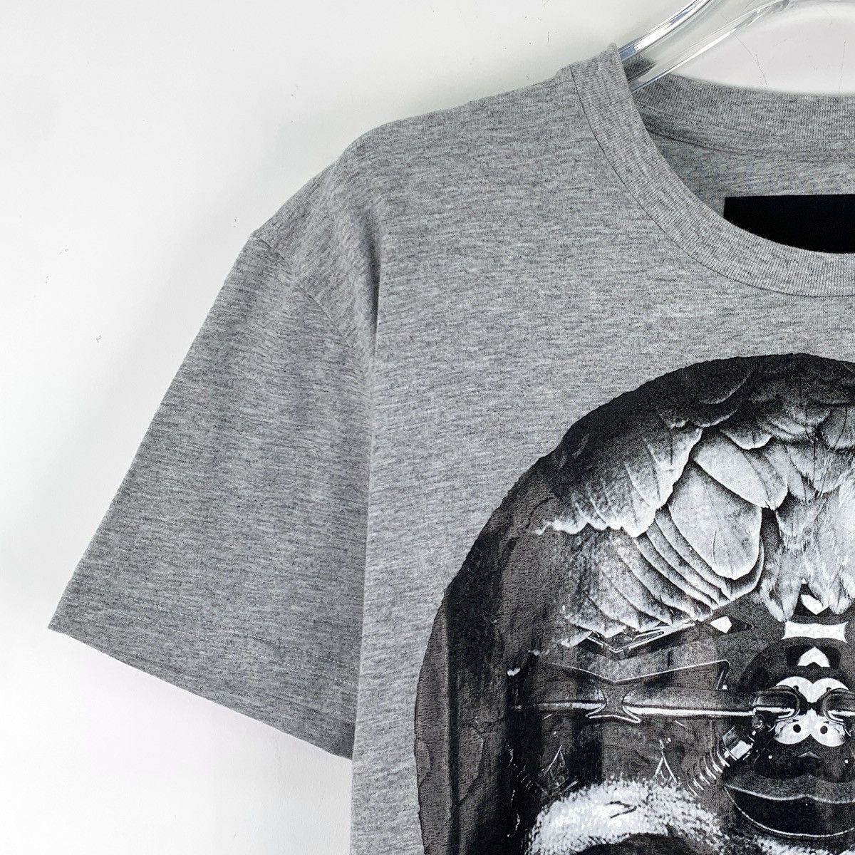 Philipp Plein Philipp Plein Gray Skull Print Crew Neck T-shirt K26WX Size US M / EU 48-50 / 2 - 3 Thumbnail
