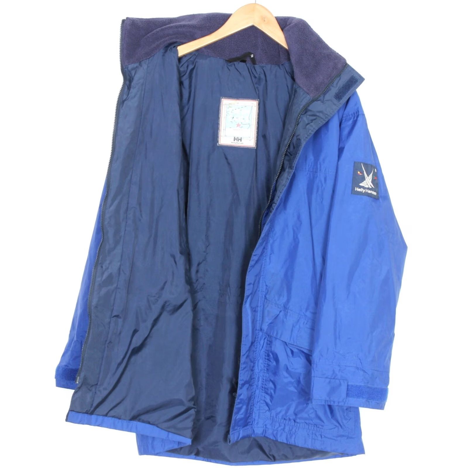 Helly Hansen VINTAGE Helly Hansen Jacket Men S Hooded Sailing Blue 46-48 MJ2178 Size US S / EU 44-46 / 1 - 4 Thumbnail