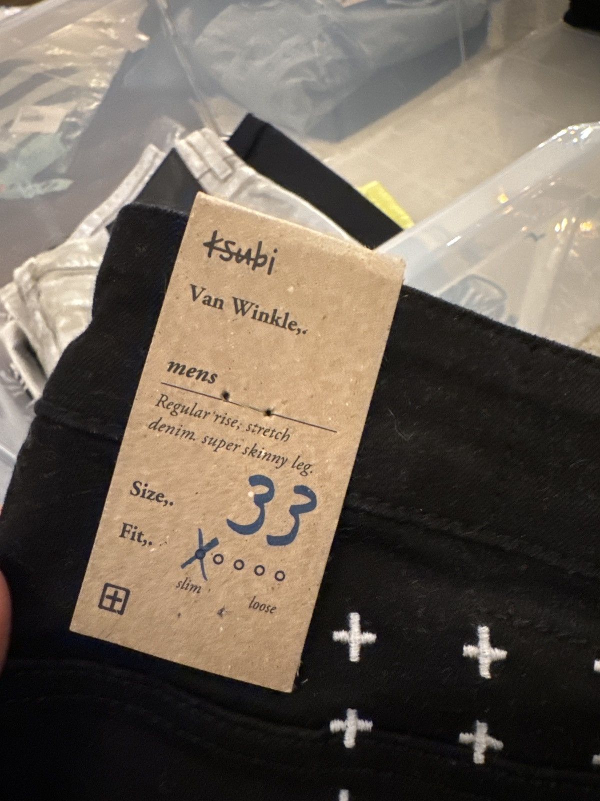 Ksubi Van Winkle Denim in Black Size US 33 - 8 Thumbnail