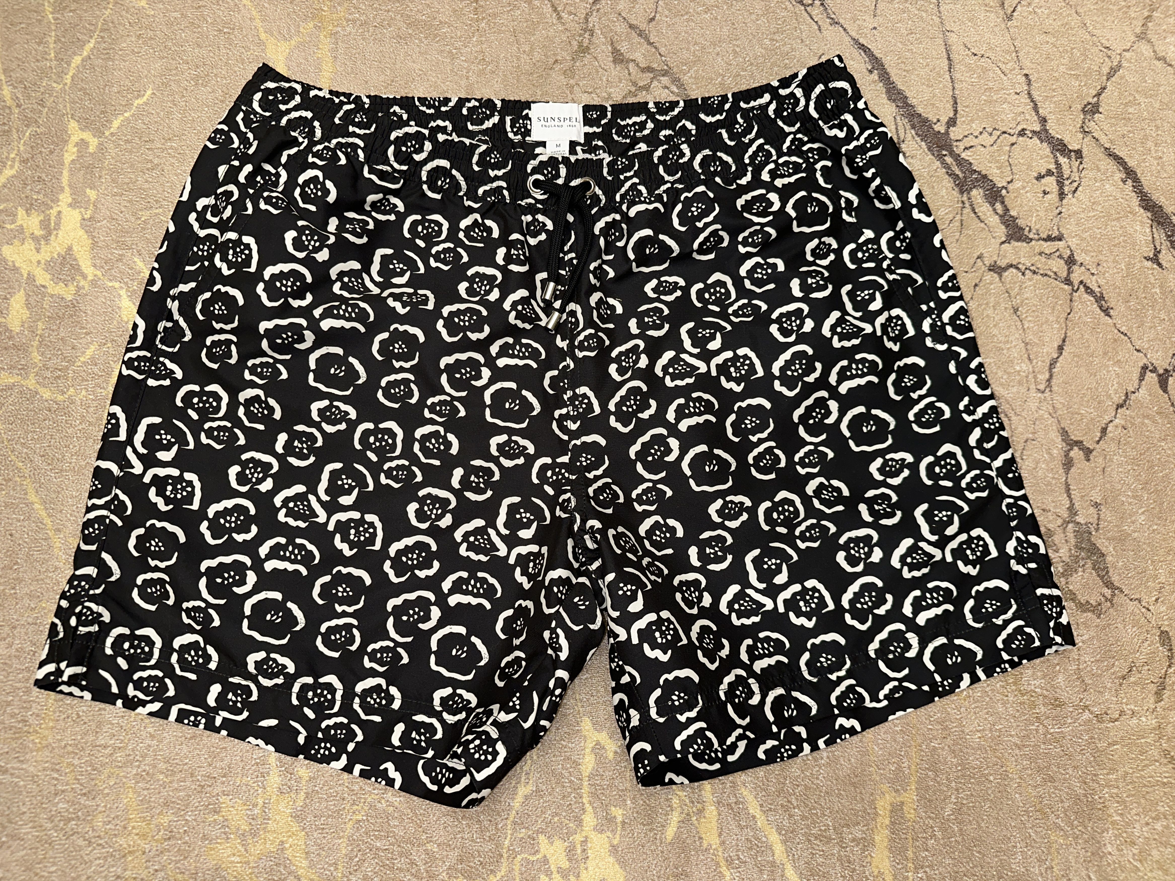 Sunspel Sunspel Drawstring Beach Shorts Trunks Bath Suit Size M Size US 32 / EU 48 - 1 Thumbnail