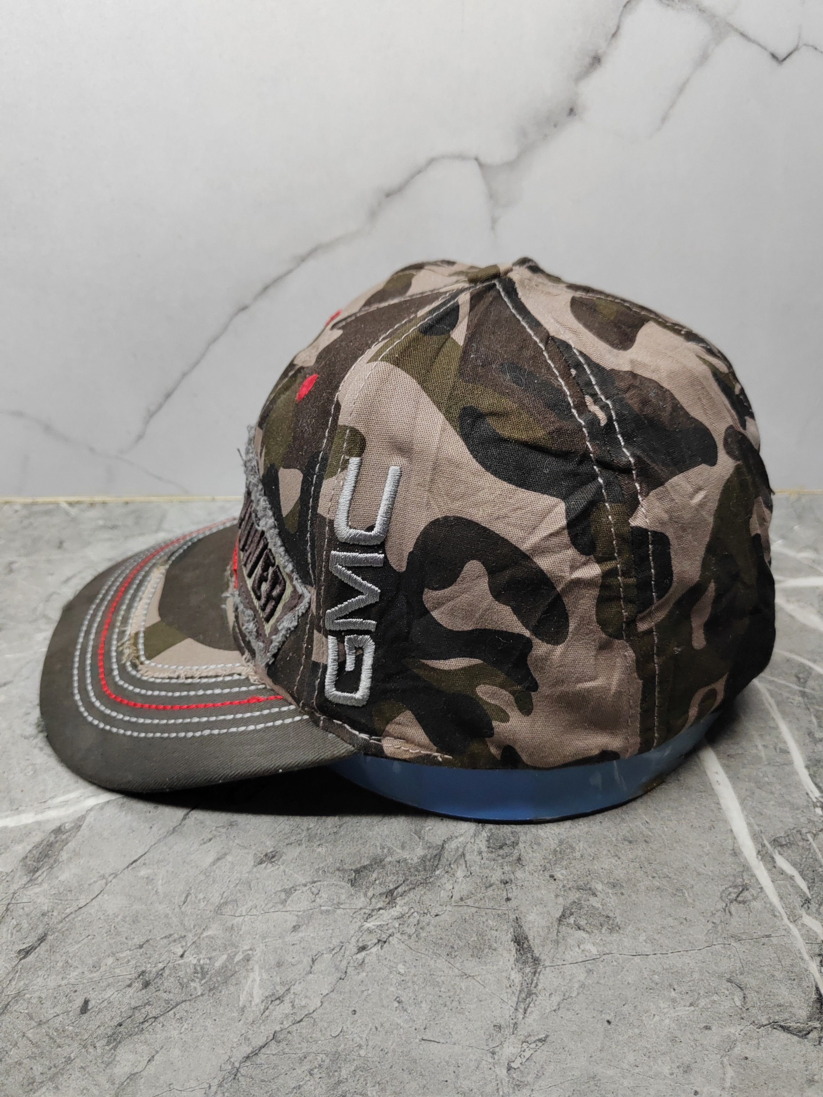 Japanese Brand Vintage GMC Diesel Power Duramax Camo Style Cap Hat Size ONE SIZE - 4 Thumbnail