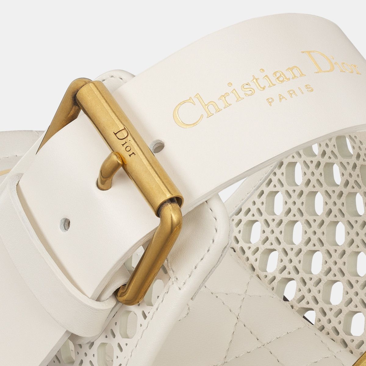 Dior o1w1db10326 D-Avenue Slide in White Size US 8 / IT 38 - 4 Thumbnail
