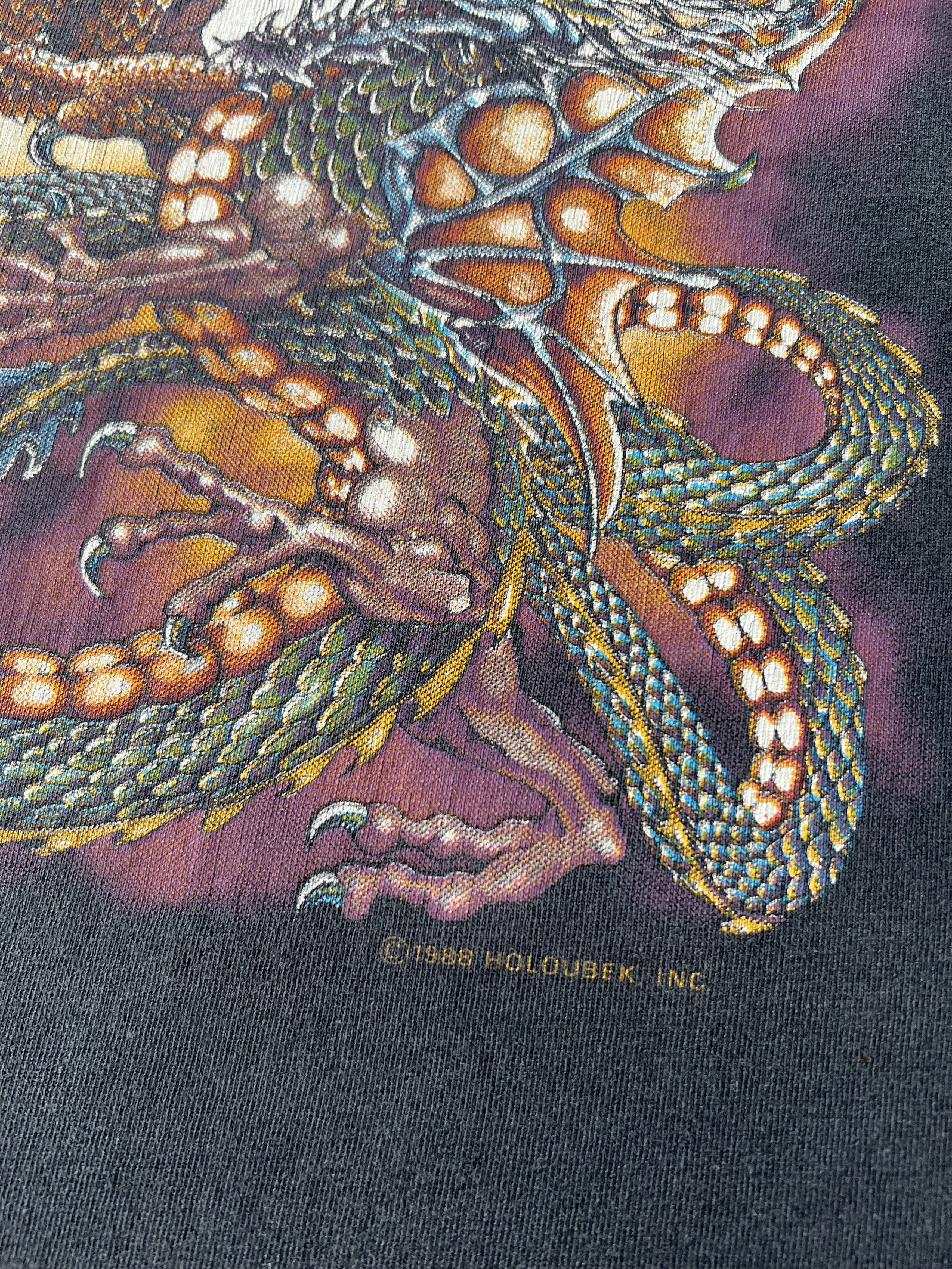 Harley Davidson Vintage 1993 Harley Davidson Eagle Dragon Sturgis T-shirt Size US M / EU 48-50 / 2 - 8 Thumbnail