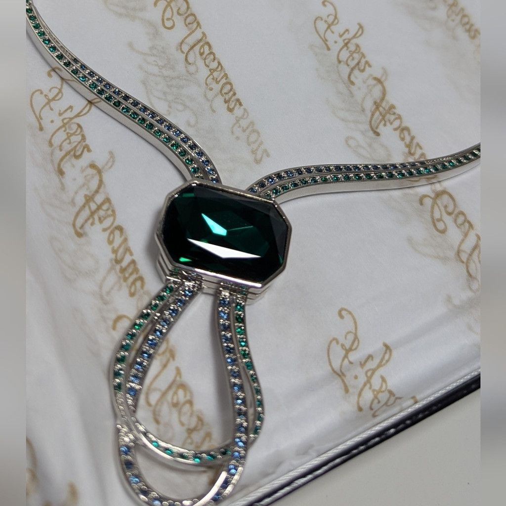 Other Fifth Avenue Collection Swarovski Emerald Crystals Necklace Size ONE SIZE - 2 Thumbnail